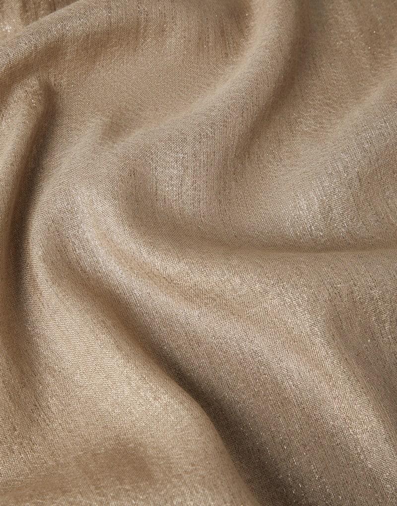 BRUNELLO CUCINELLI WOMEN'S LIGHT BEIGE WOOL SILK SCARF