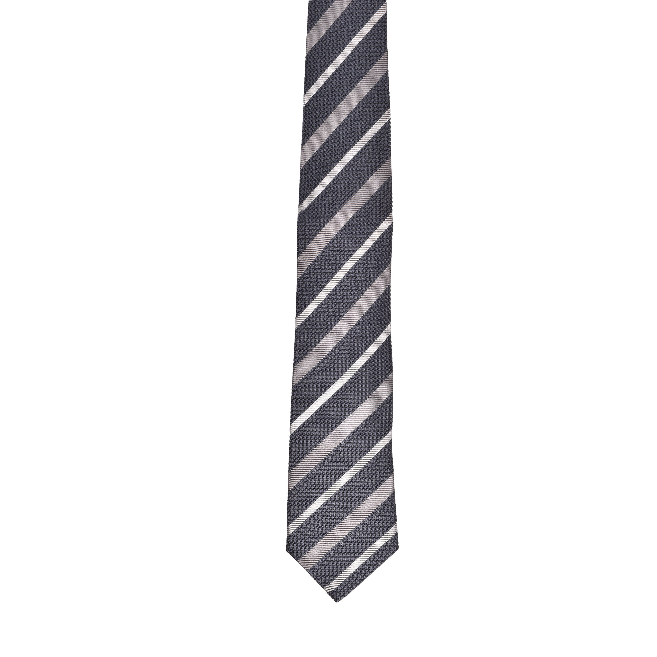 BRUNELLO CUCINELLI MEN'S 100% SILK STRIPED TIE NEW