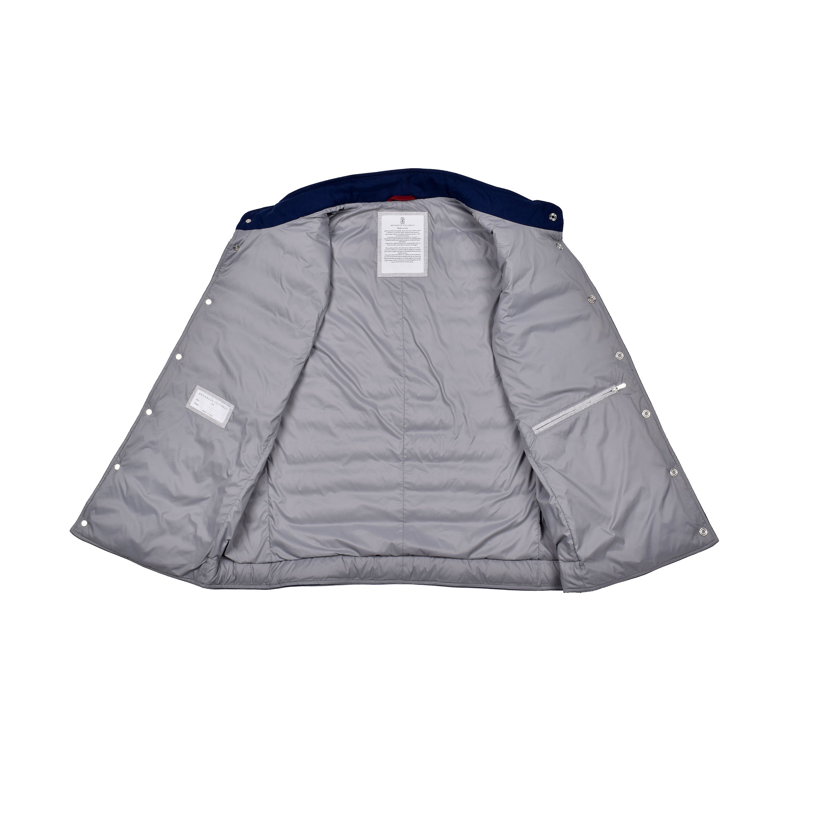 BRUNELLO CUCINELLI MEN'S LIGHTWEIGH GOOSE DOWN PUFFER VEST - NEW