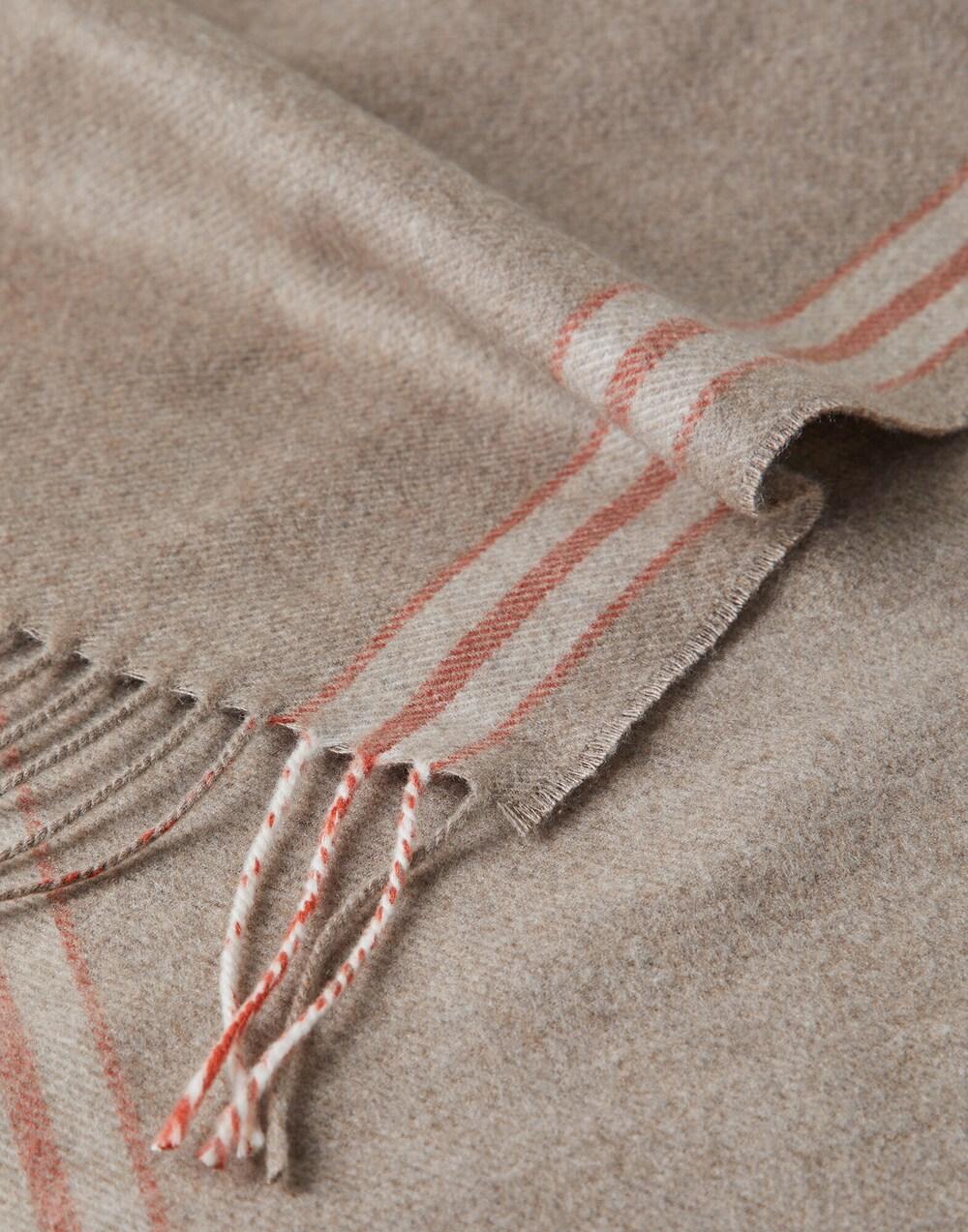 BRUNELLO CUCINELLI MEN'S SCARF MSC669AG_CML45 NWT