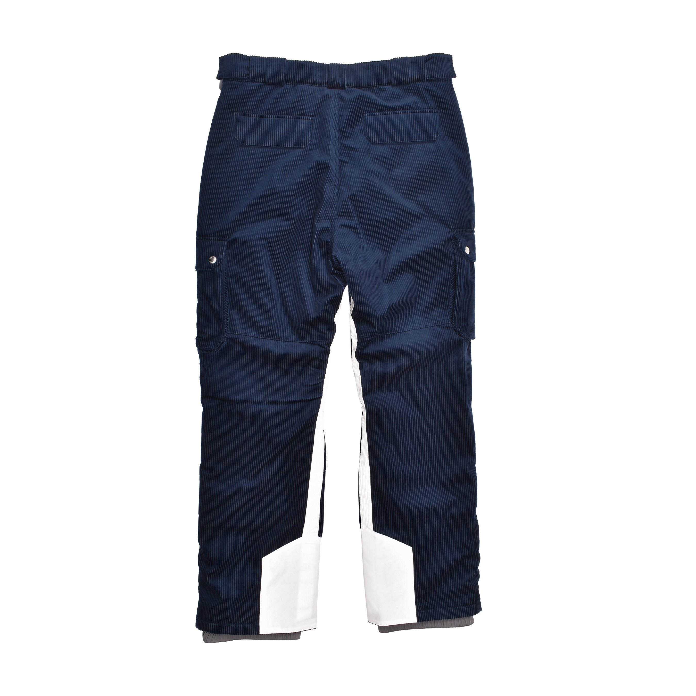 BRUNELLO CUCINELLI MEN'S NAVY CORDUROY CARGO SKI PANTS