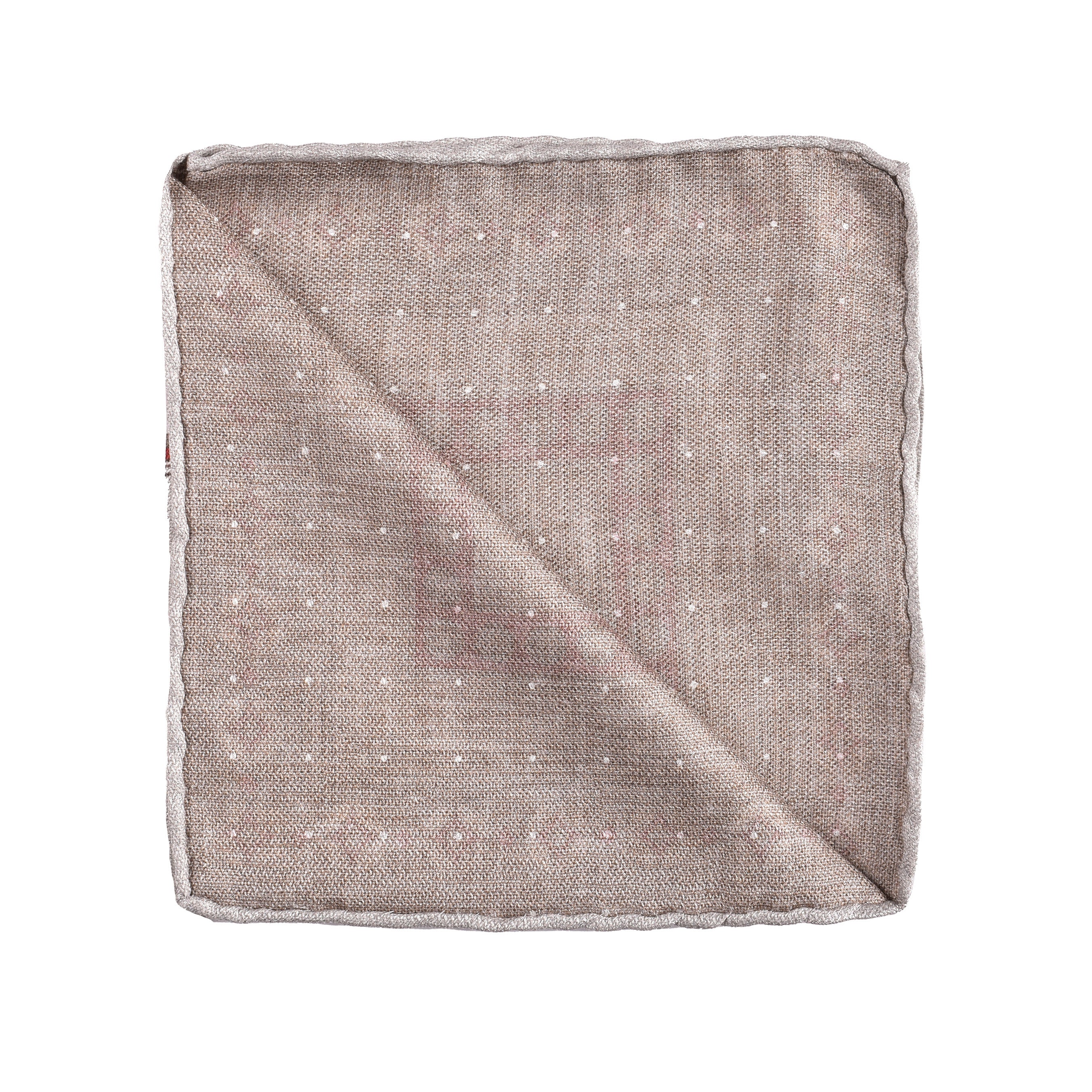 BRUNELLO CUCINELLI MEN'S TWO TONE SILK POCKET SQUARE