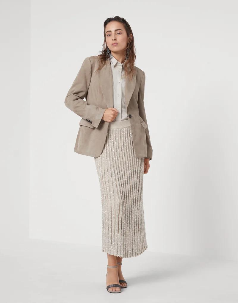 BRUNELLO CUCINELLI WOMEN'S SKIRT MRS728089_CJI73 NWT