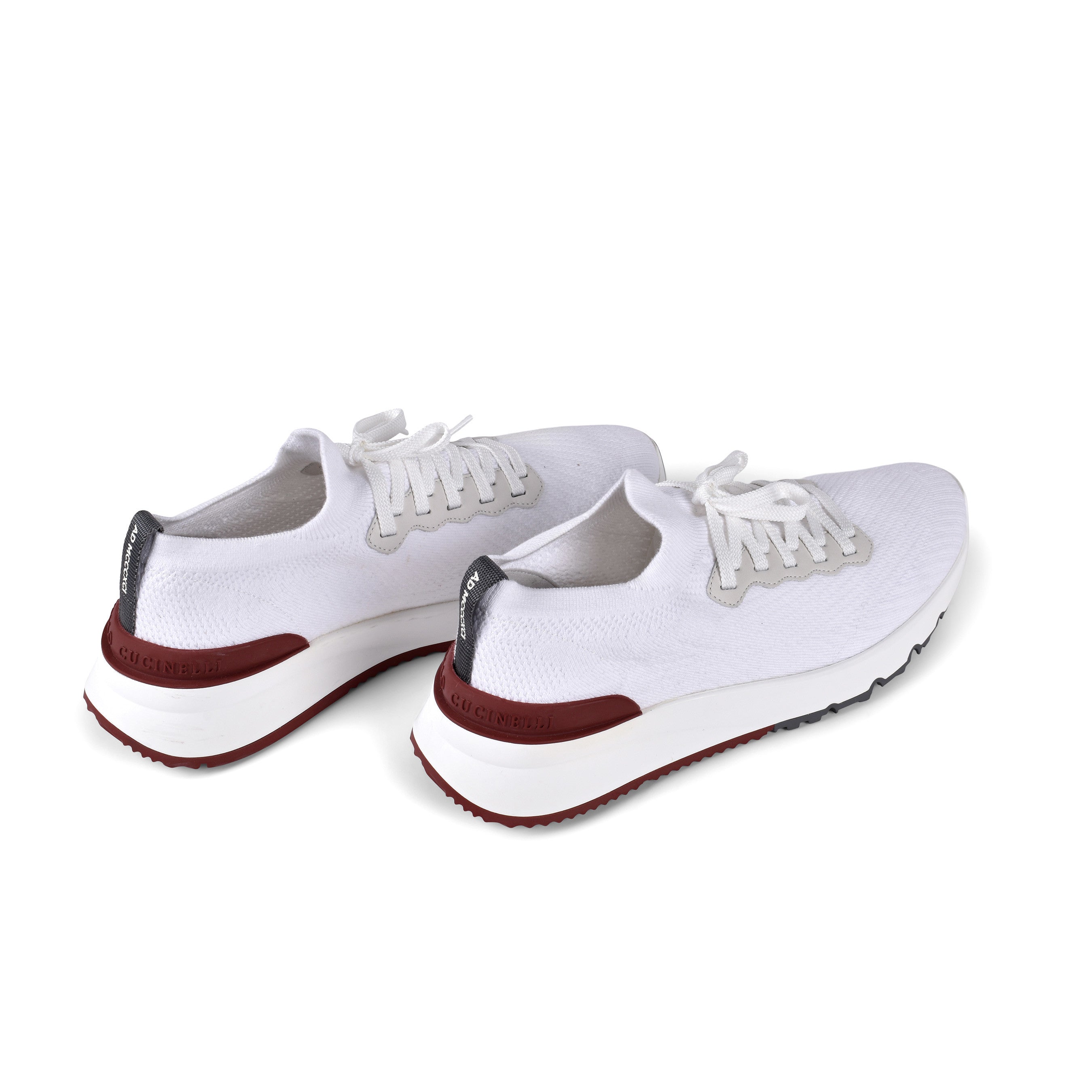 BRUNELLO CUCINELLI MEN'S TWO TONE FASHION KNIT RUNNER SNEAKER