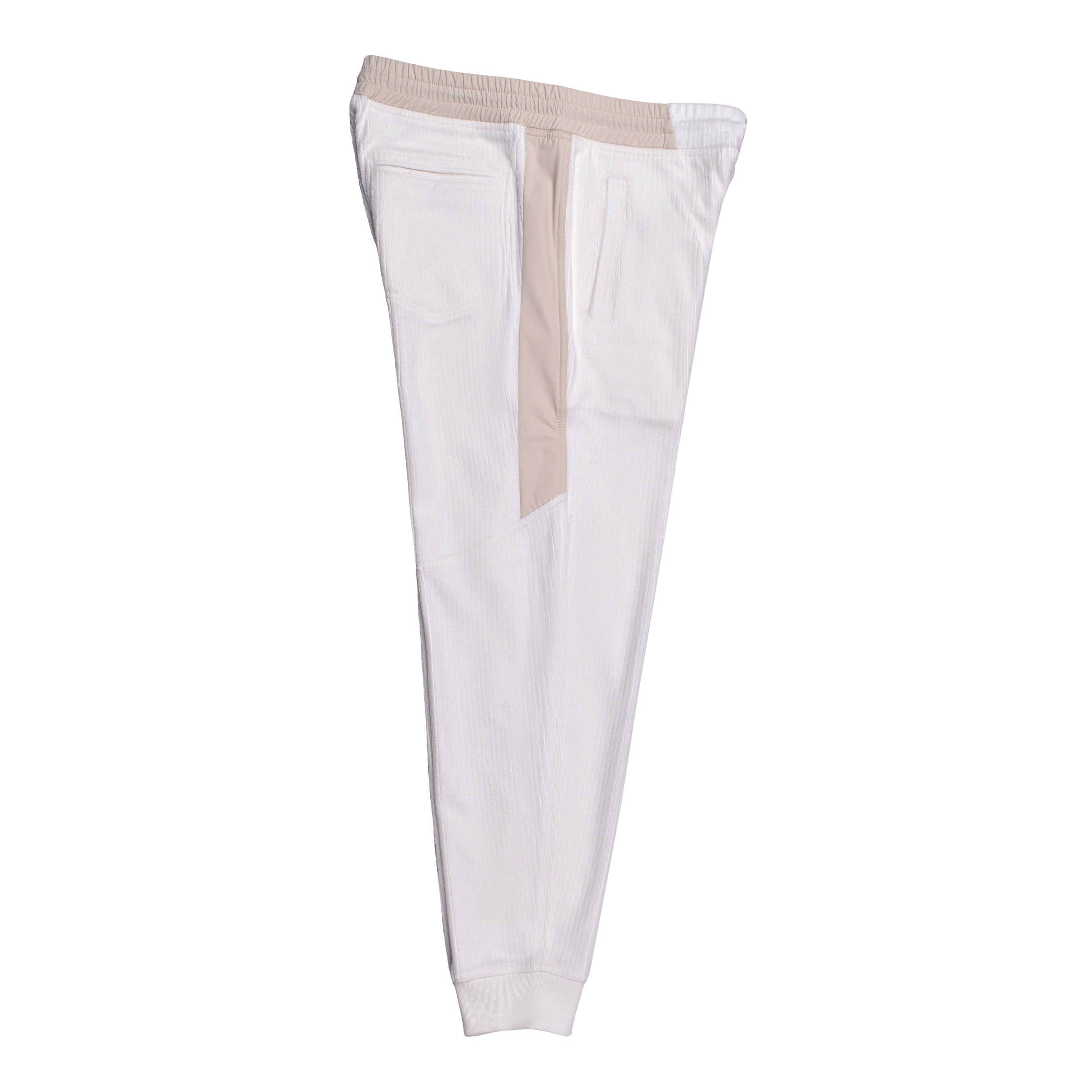 BRUNELLO CUCINELLI MEN'S CREAM RELAXED CORDUROY TROUSERS
