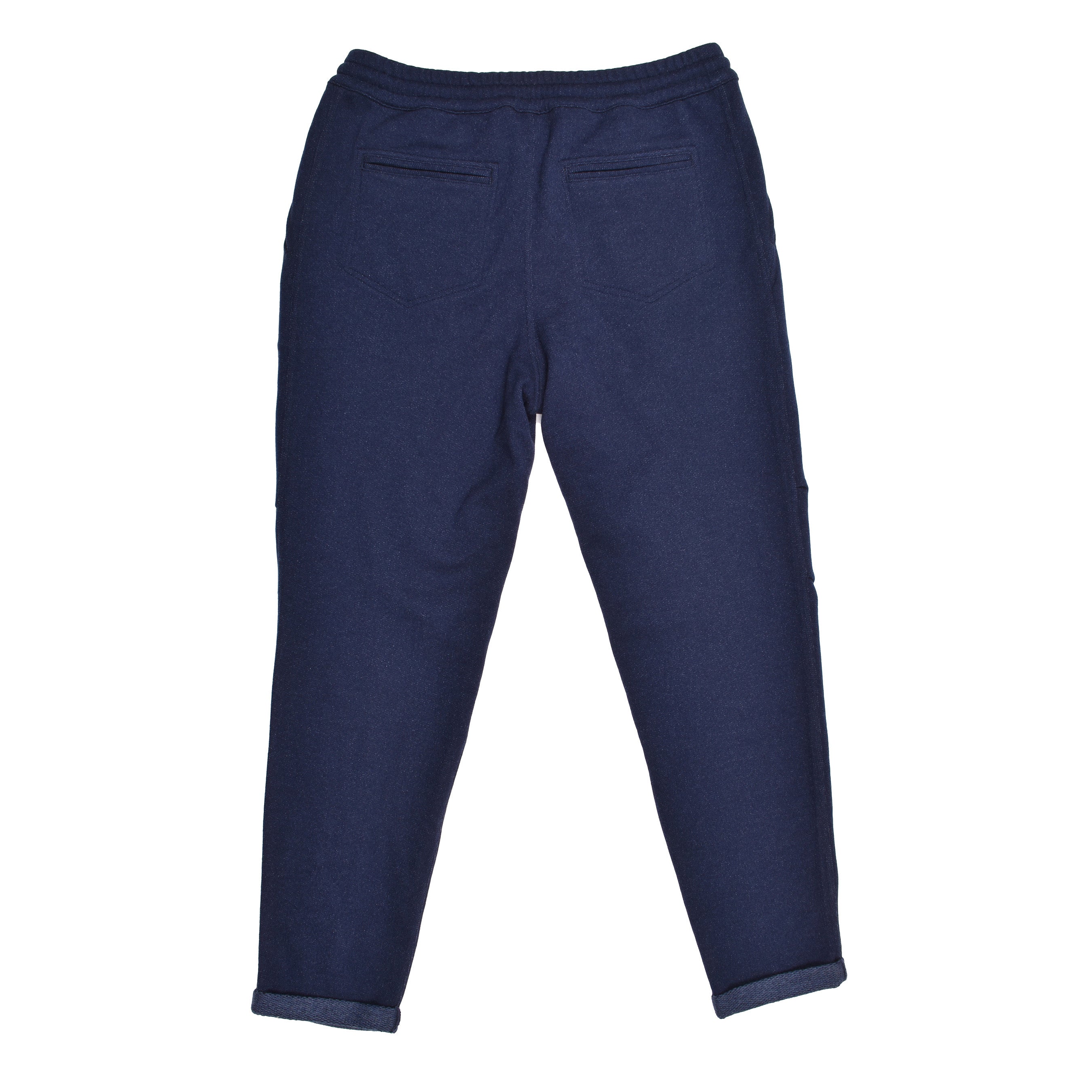 BRUNELLO CUCINELLI MEN'S COBALT CASHMERE RELAXED TROUSERS