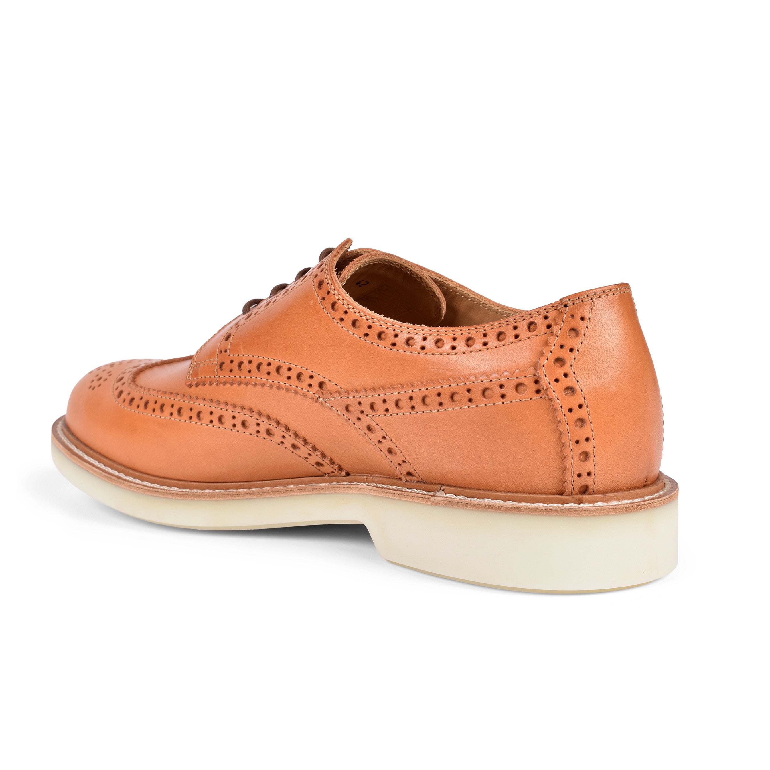 BRUNELLO CUCINELLI MEN'S 100% LEATHER CASUAL DERBY SHOES