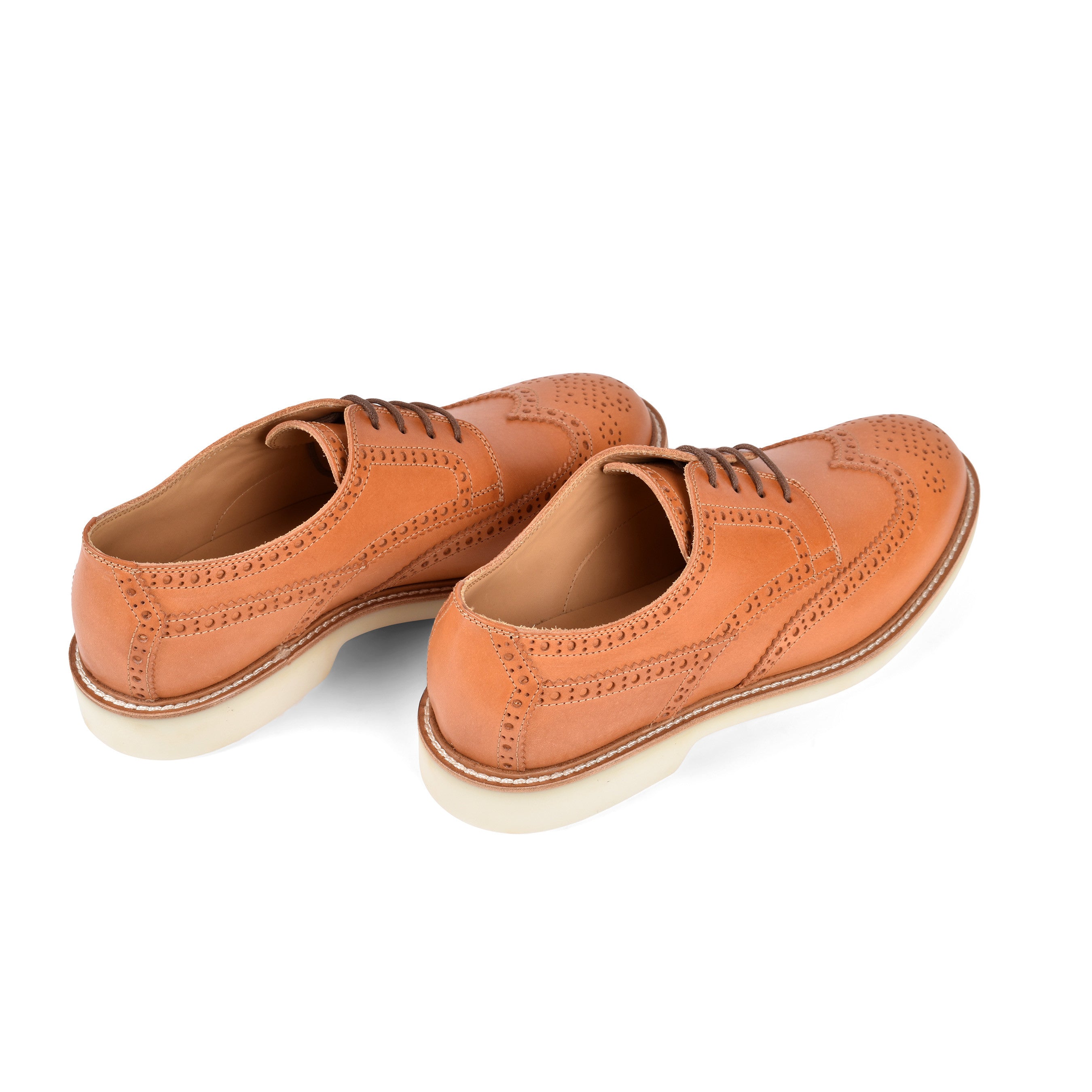 BRUNELLO CUCINELLI MEN'S 100% LEATHER CASUAL DERBY SHOES