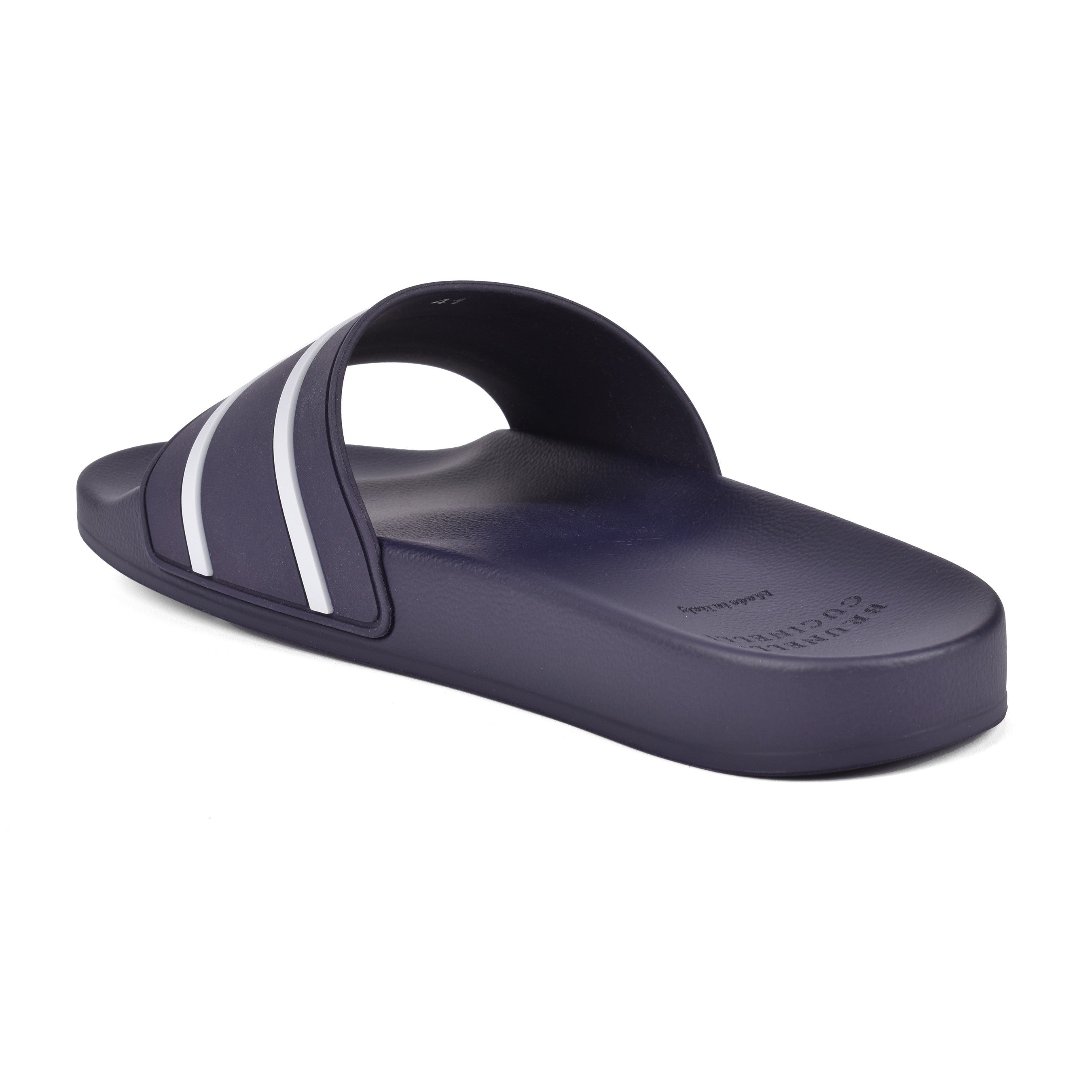 BRUNELLO CUCINELLI MEN'S TWO TONE LOGO SANDAL/SLIDES