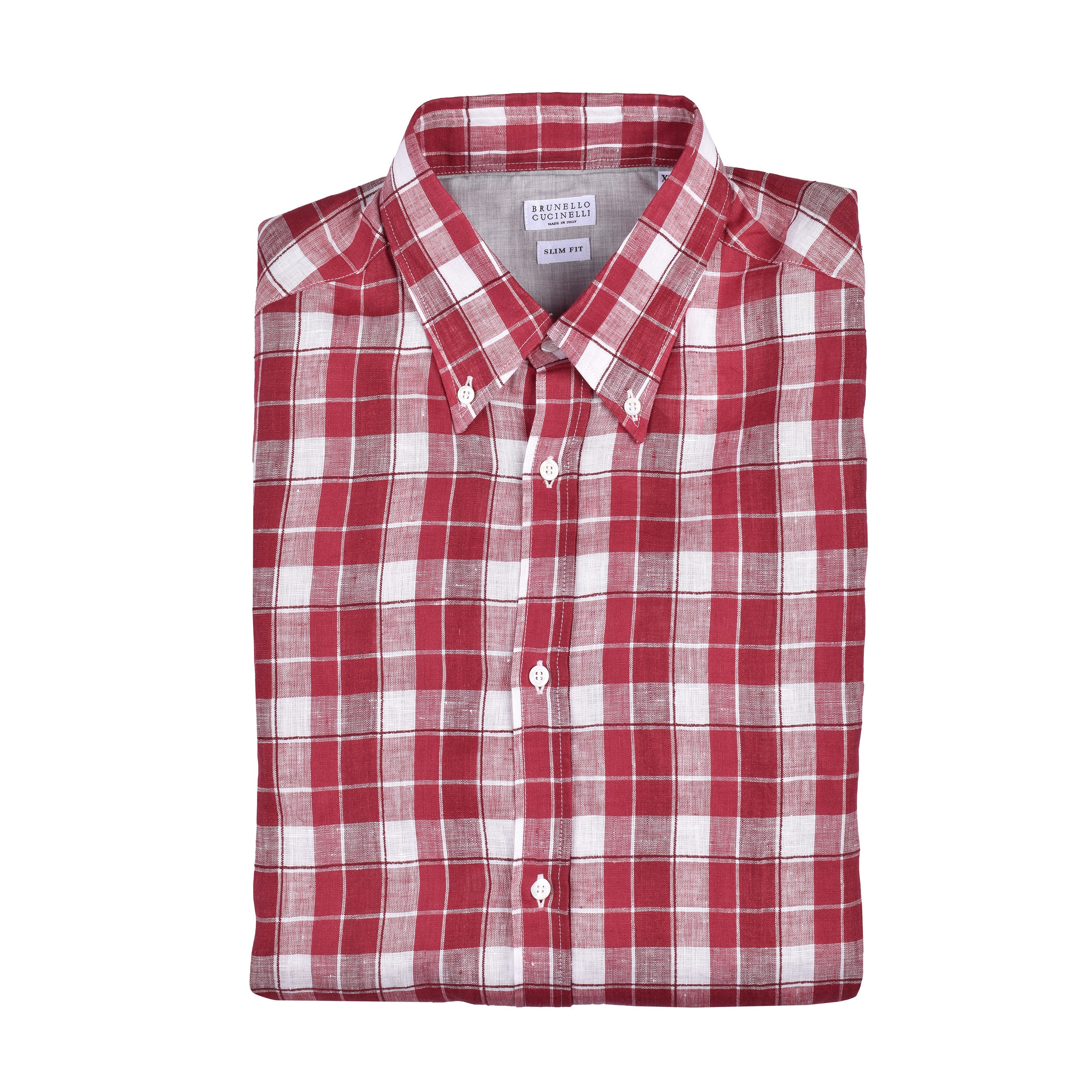 BRUNELLO CUCINELLI MEN'S CASUAL SLIM FIT LONG SLEEVE BUTTON DOWN SHIRT NEW