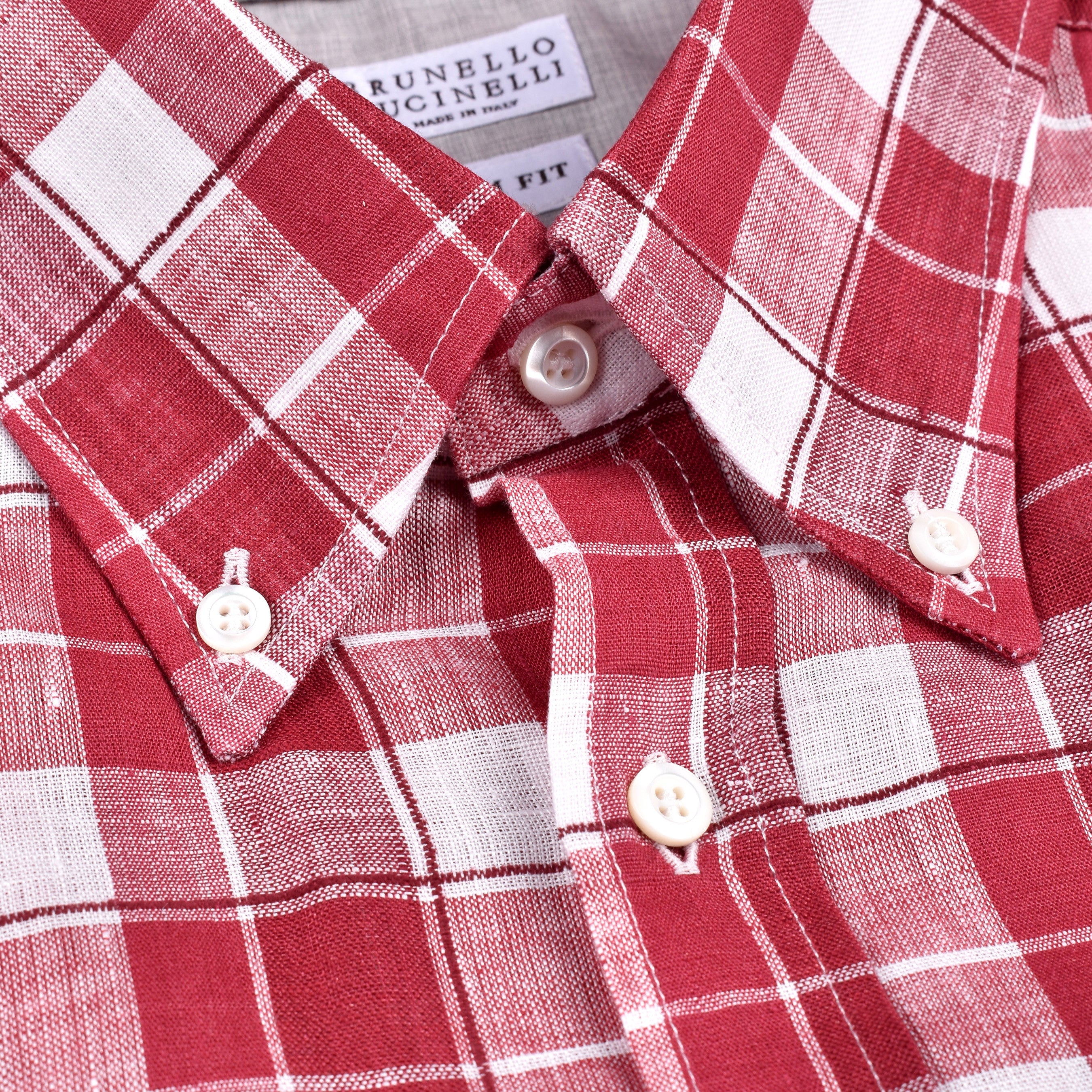 BRUNELLO CUCINELLI MEN'S CASUAL SLIM FIT LONG SLEEVE BUTTON DOWN SHIRT NEW