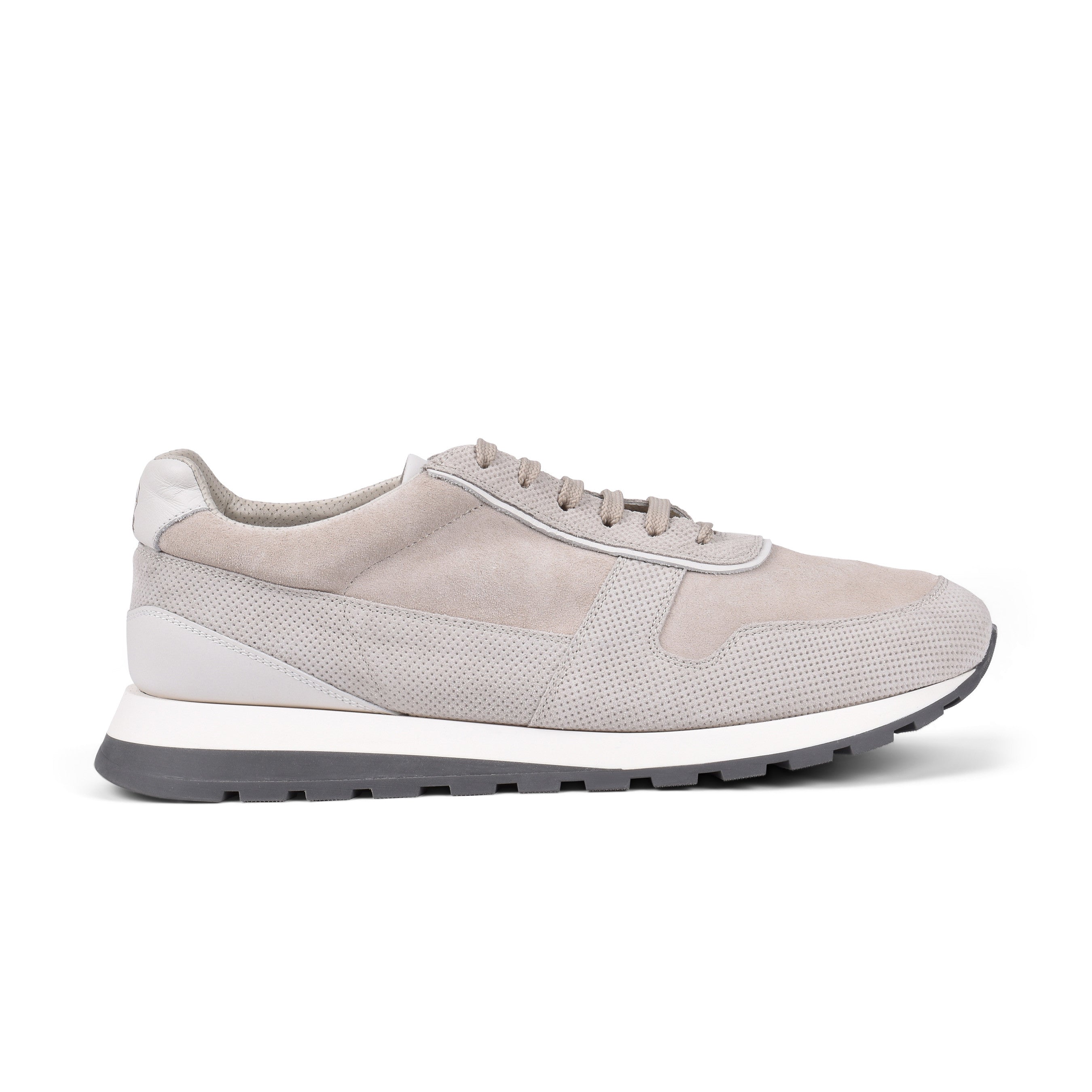 BRUNELLO CUCINELLI MENS 100% LEATHER TWO TONE FASHION SNEAKERS NEW