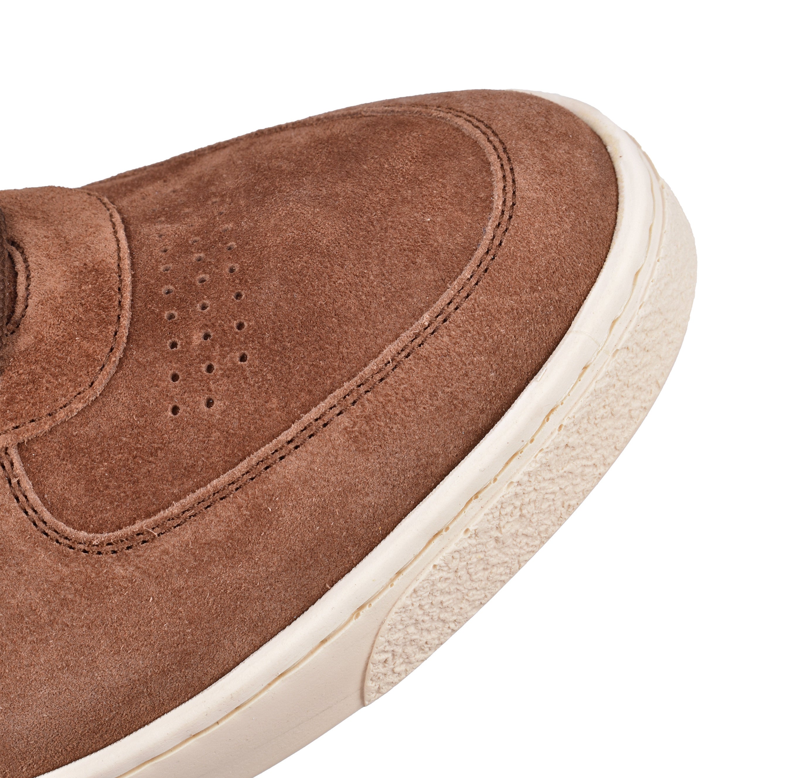 BRUNELLO CUCINELLI MEN'S 100% SUEDE BROWN CASUAL FASHION SNEAKER SHOES NEW