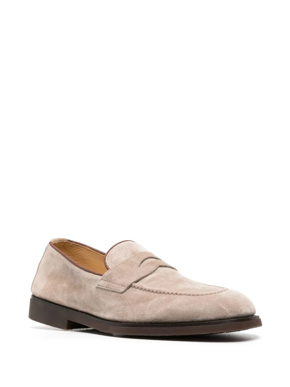 BRUNELLO CUCINELLI MEN'S AVOLA SUEDE PENNY LOAFER SHOES