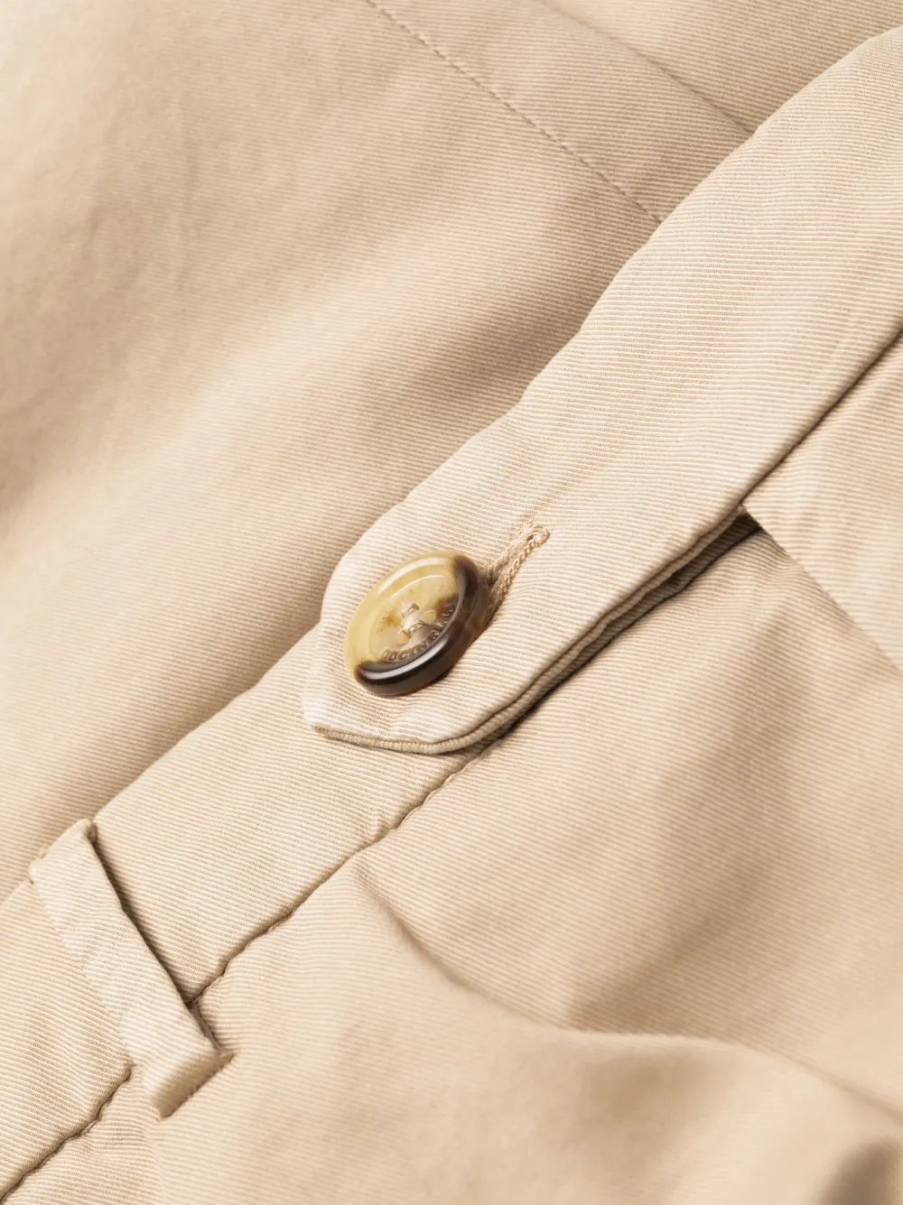 BRUNELLO CUCINELLI MEN'S BEIGE STRAIGHT-LEG TROUSERS