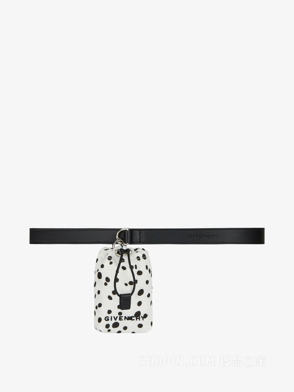 GIVENCHY MEN'S DOG LEASH WITH FABRIC BAG NWT