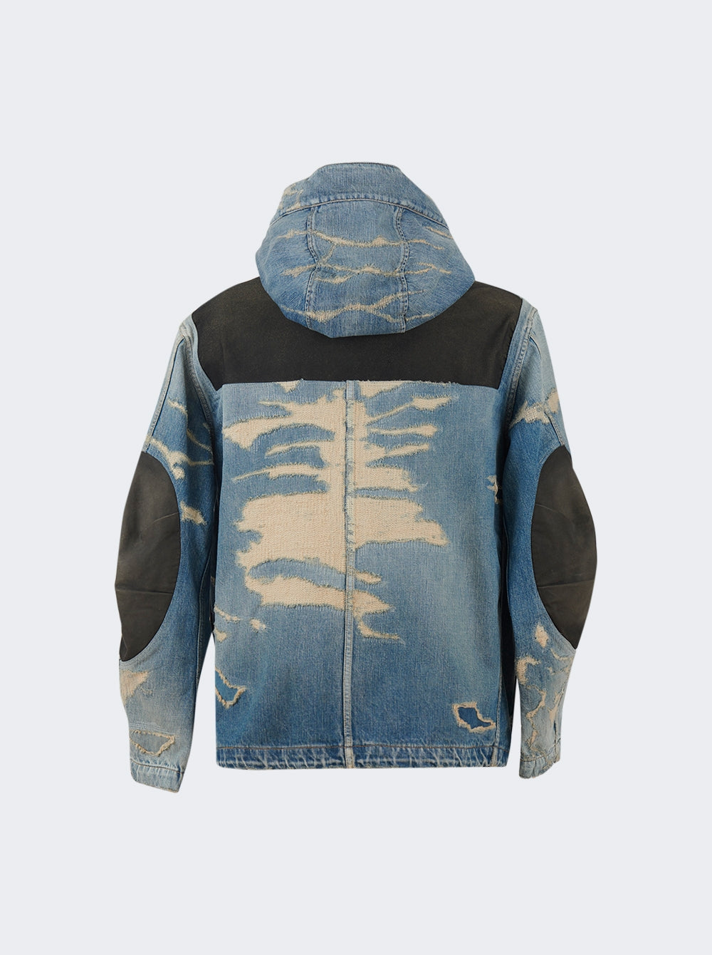 GIVENCHY MEN'S DENIM HOODED BLOUSON W/ MOLESKINE NWT