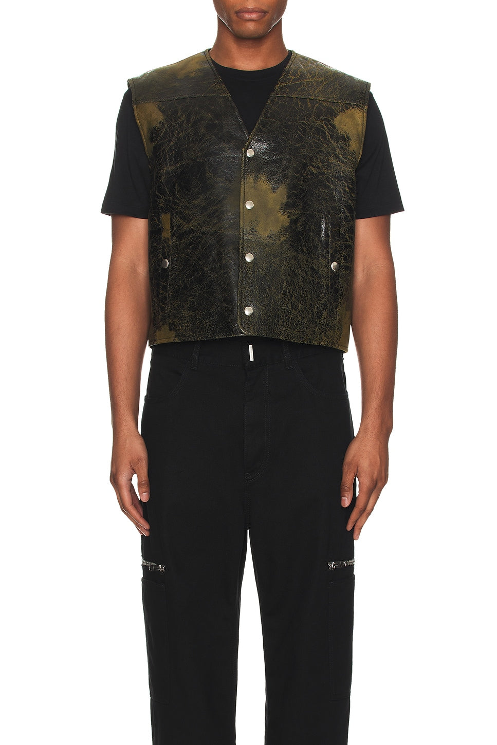 GIVENCHY MEN'S SNAP VEST NWT