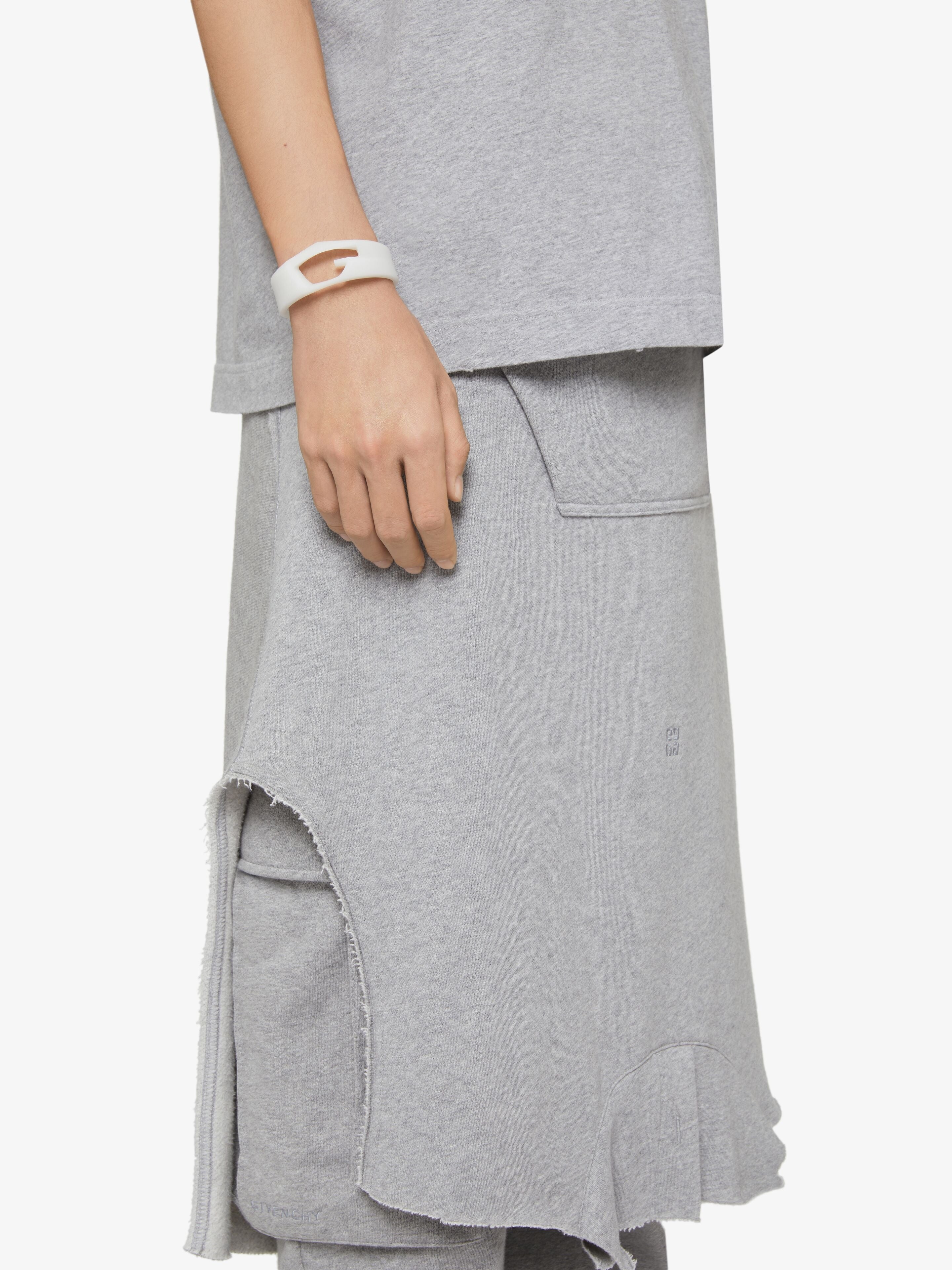 GIVENCHY MEN'S GIV CUT RUBBER BRACELET NWT