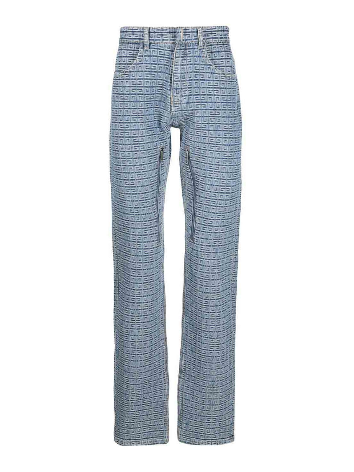 GIVENCHY MEN'S STRAIGHT FIT DENIM TROUSERS W/ ZIP NWT