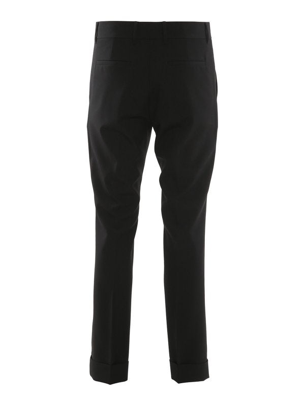 GIVENCHY MEN'S SLIMFIT TROUSERS  W/ CUFF AND ZIP DETAIL NWT