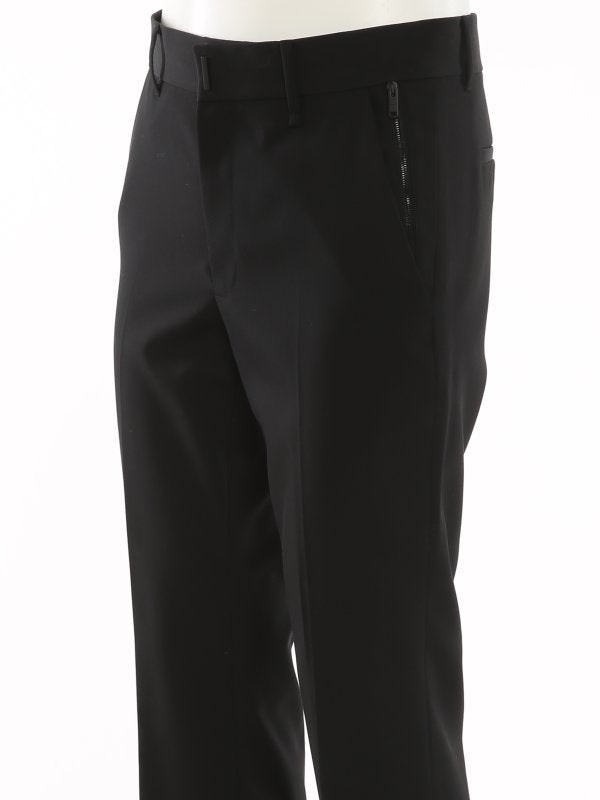 GIVENCHY MEN'S SLIMFIT TROUSERS  W/ CUFF AND ZIP DETAIL NWT