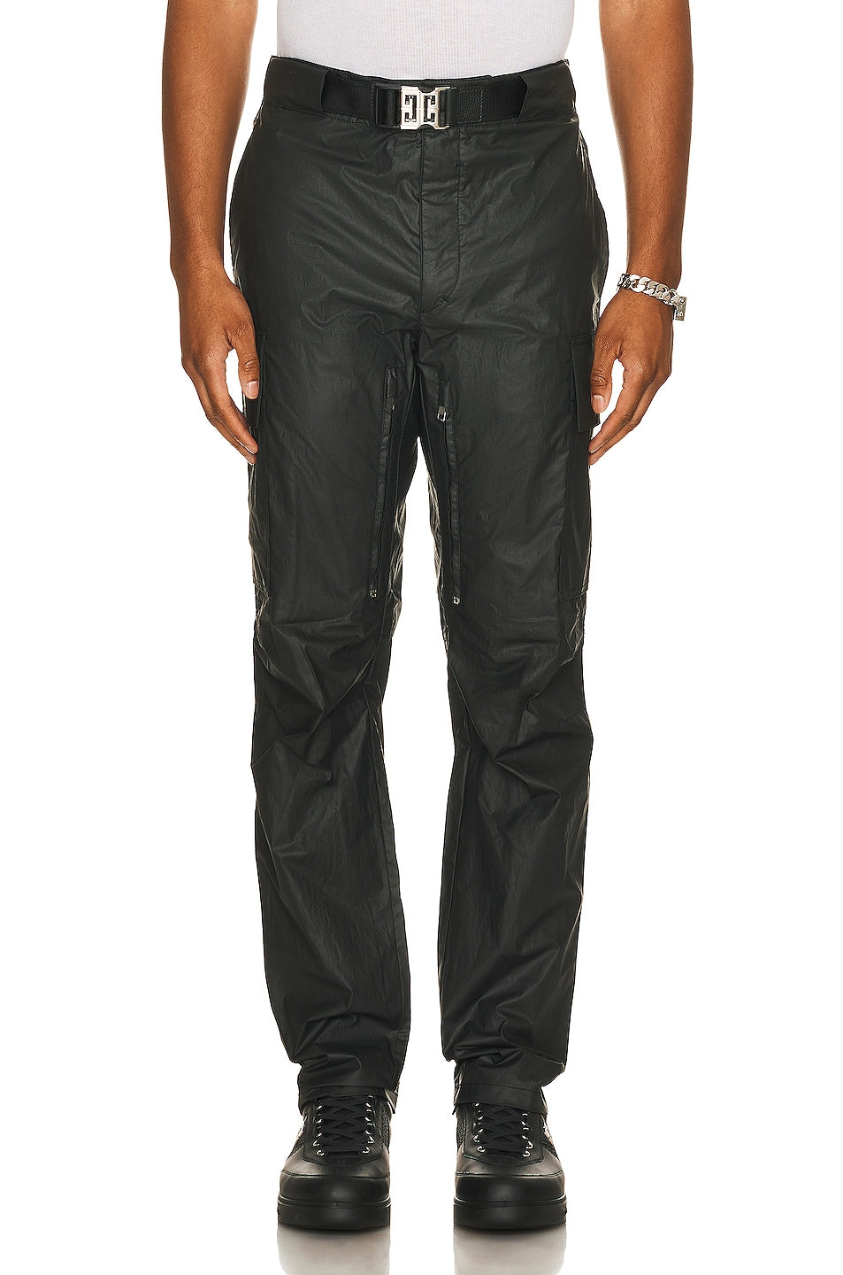 GIVENCHY MEN'S MULTIPOCKETS CARGO PANTS W/ 4G BUCKLE NWT