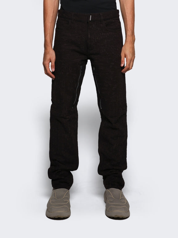 GIVENCHY MEN'S SLIM FIT DENIM TROUSERS W/ ZIPS NWT