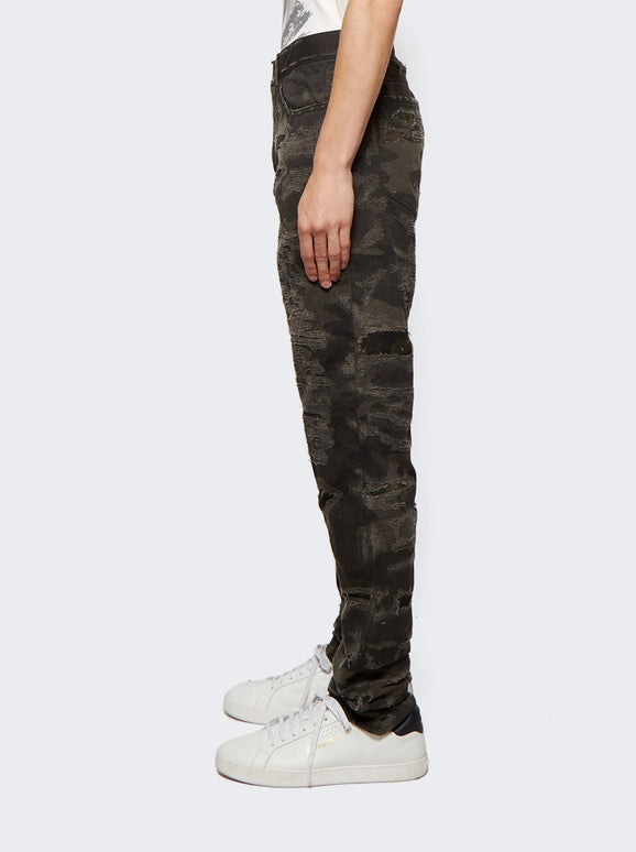 GIVENCHY MEN'S SLIM FIT DENIM TROUSERS W/ LEG YOKE NWT