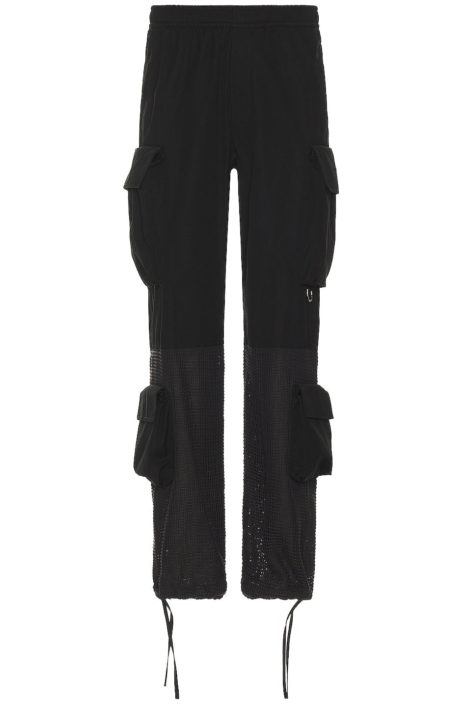 GIVENCHY MEN'S CARGO PANTS WITH HALF MESH LEG NWT