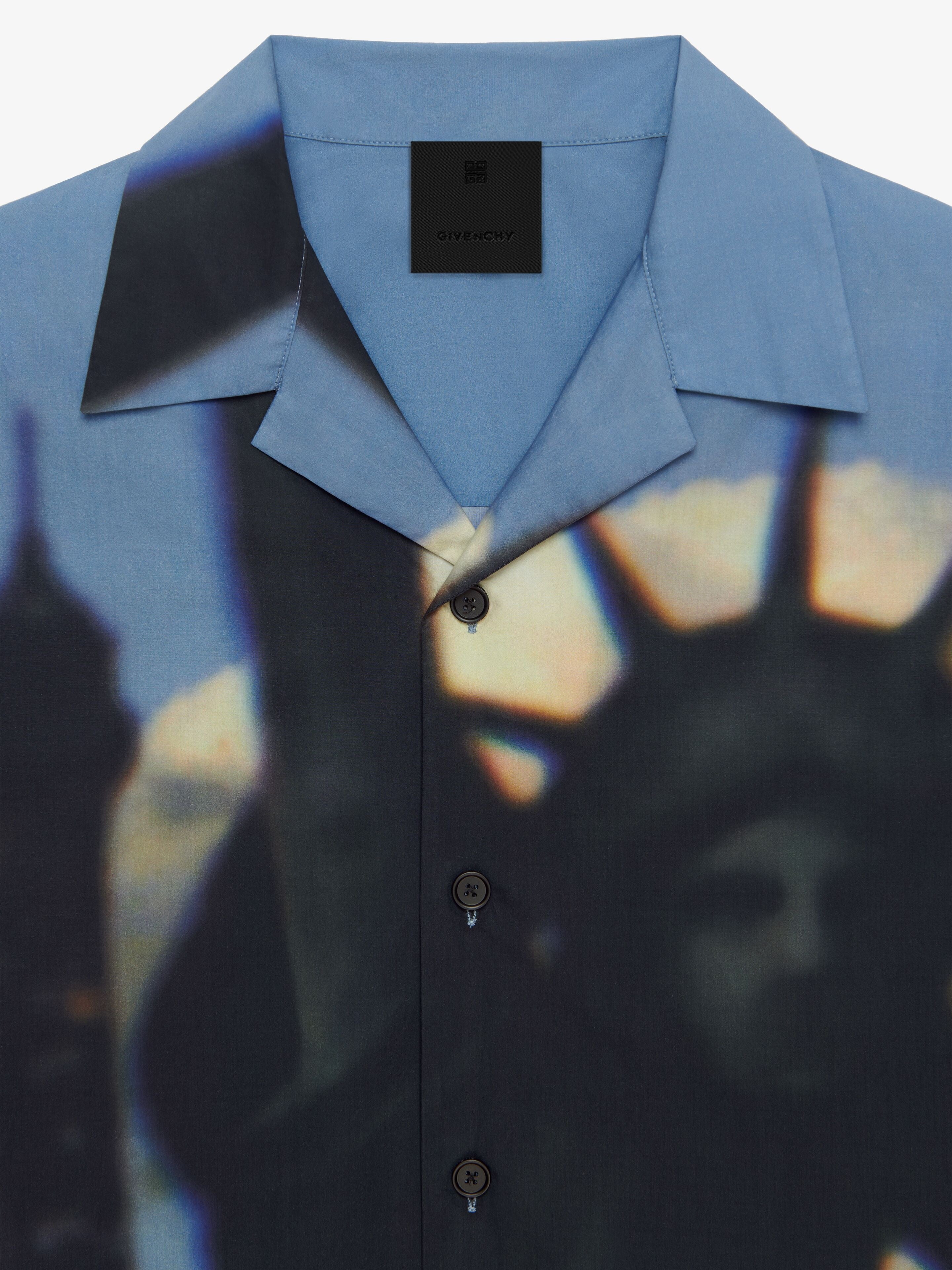 GIVENCHY MEN'S SS BOXY FIT SHIRT W/ HAWAIIAN COLLAR NWT