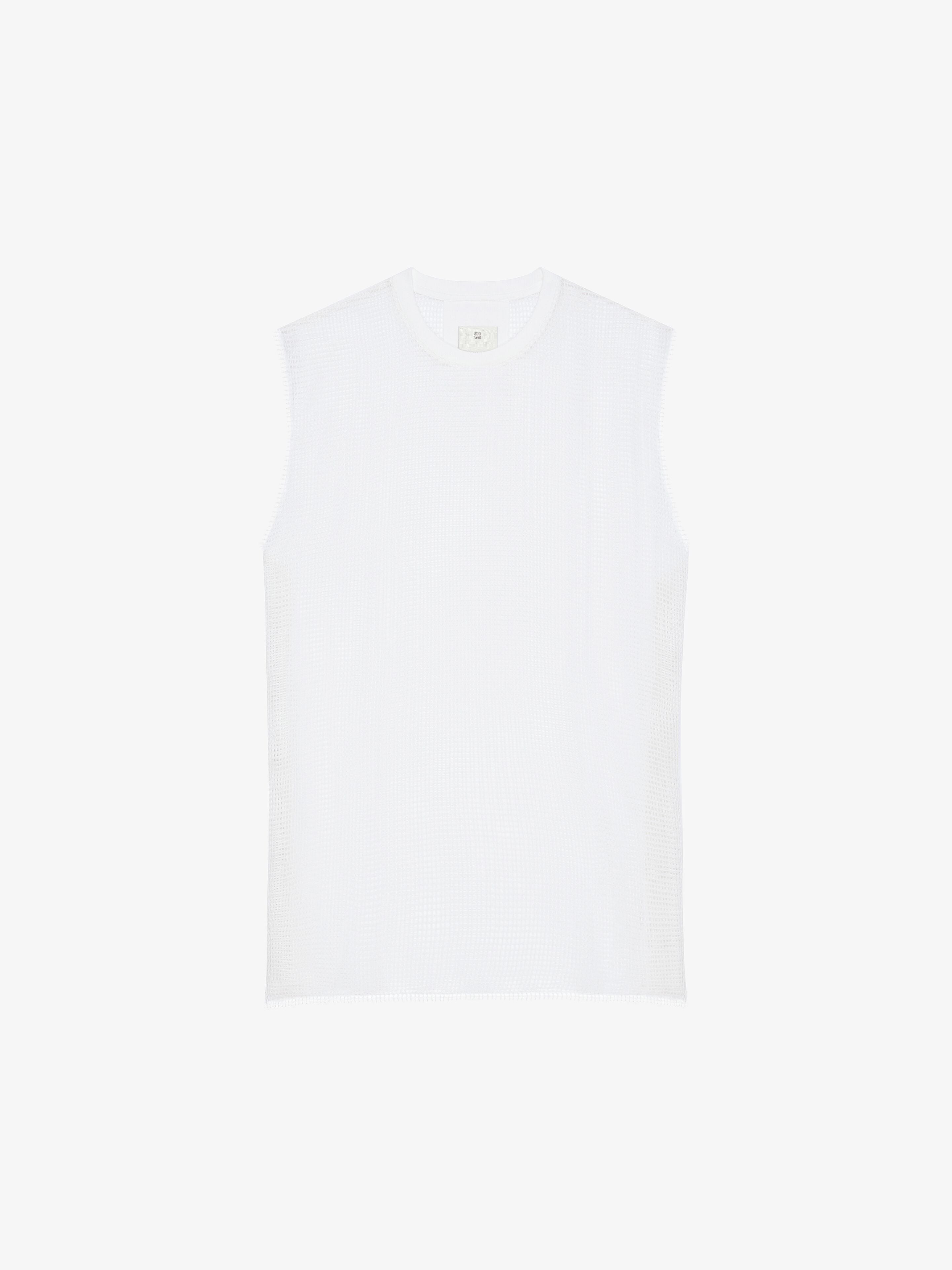 GIVENCHY MEN'S OVERSIZE RAW SLEEVELESS T-SHIRT NWT