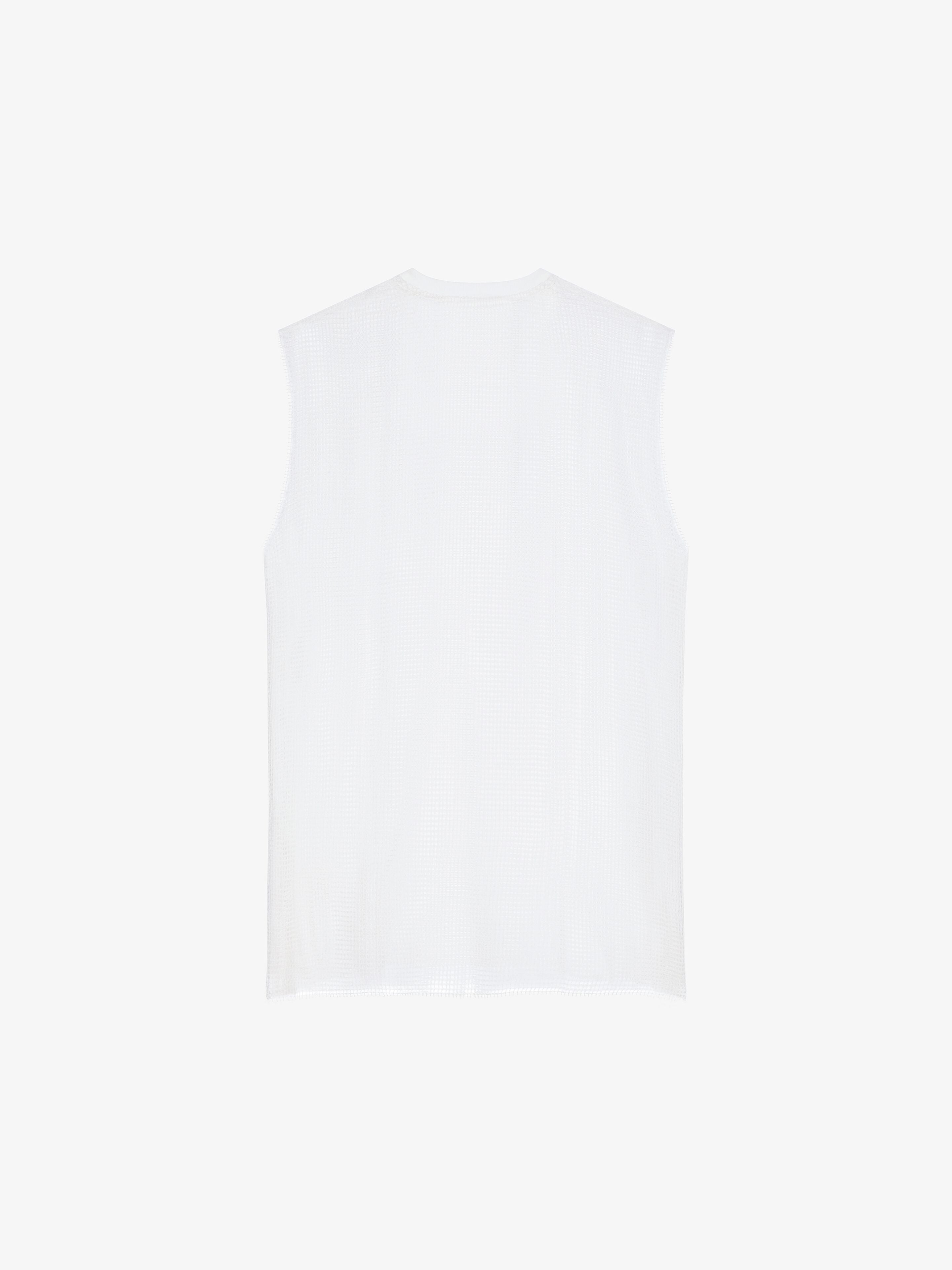 GIVENCHY MEN'S OVERSIZE RAW SLEEVELESS T-SHIRT NWT