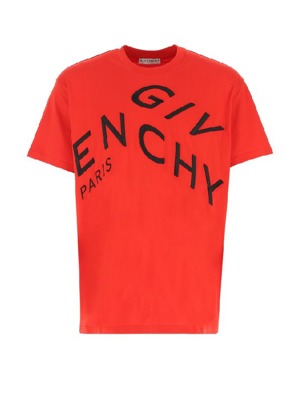 GIVENCHY MEN'S OVS TSHIRT GIV REFRACTED BRANDING EMBR NWT
