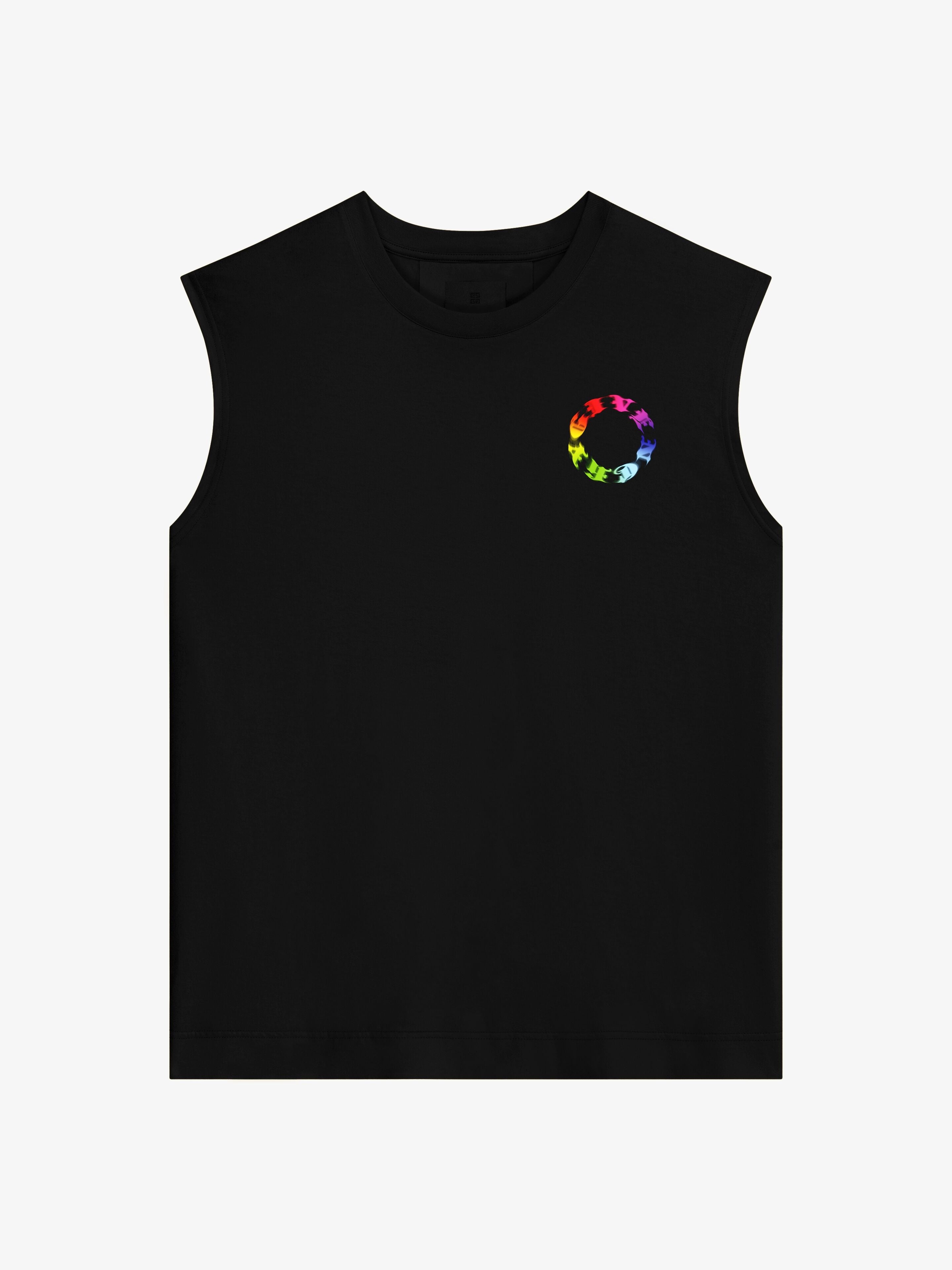 GIVENCHY MEN'S CLASSIC FIT EMBROIDERY SLEVELESS T-SHIRT NWT