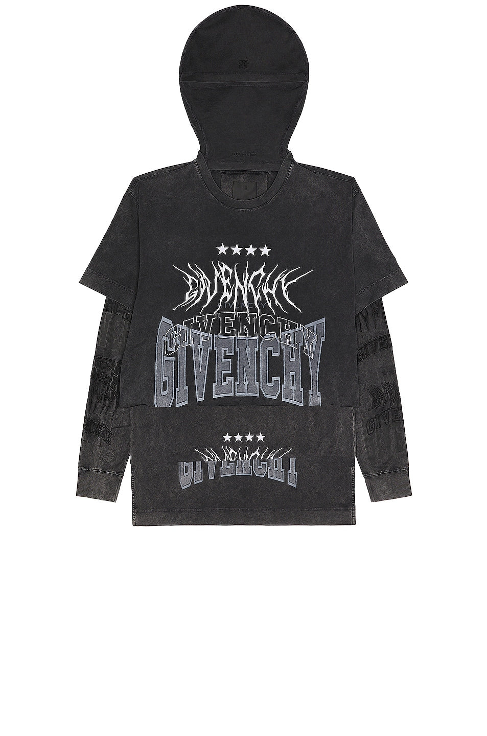 GIVENCHY MEN'S ALL-IN-ONE T-SHIRT BALACLAVA NWT