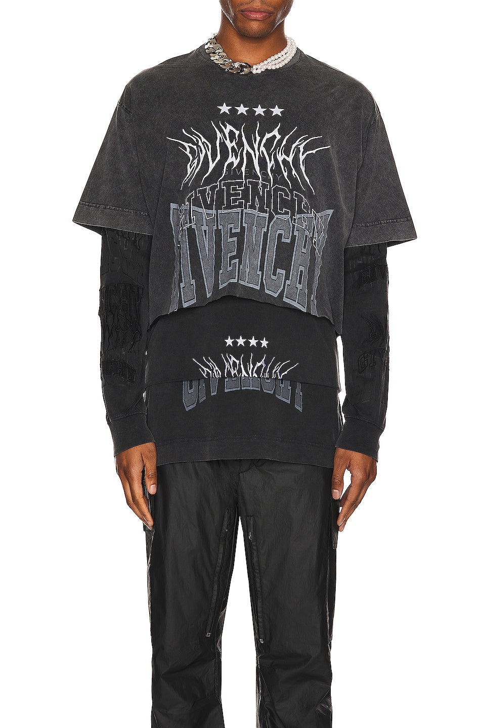 GIVENCHY MEN'S ALL-IN-ONE T-SHIRT BALACLAVA NWT