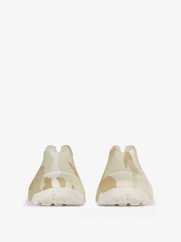 GIVENCHY MEN'S BEIGE BROWN HYBRID SNEAKERS