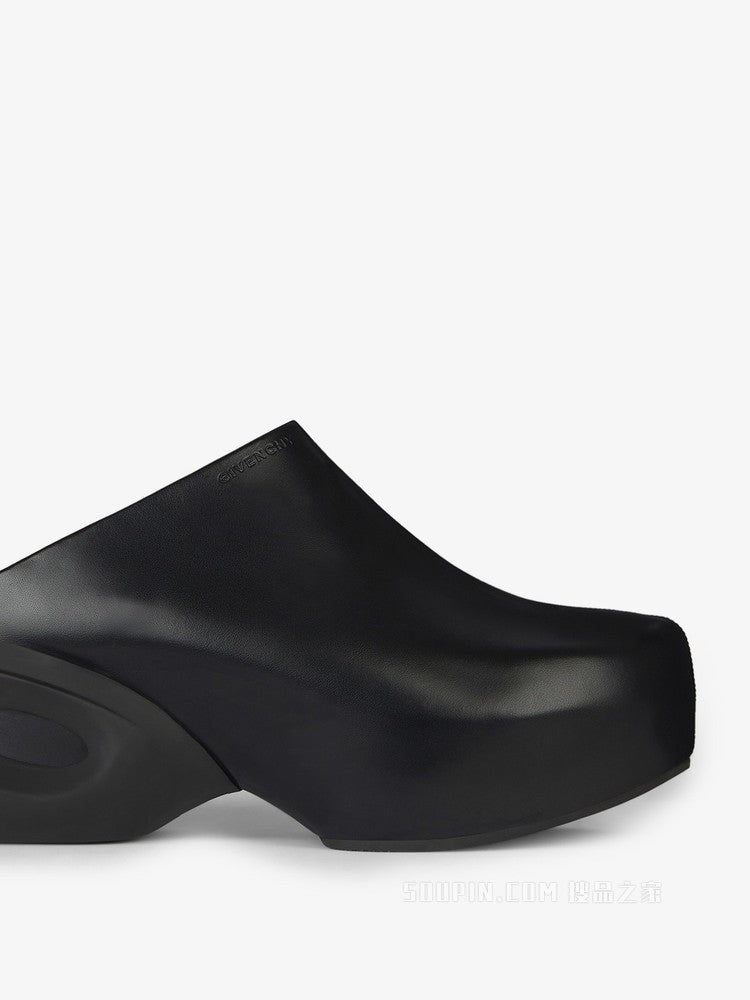 GIVENCHY MEN'S G CLOG RUBBER HEEL CLOG NWT