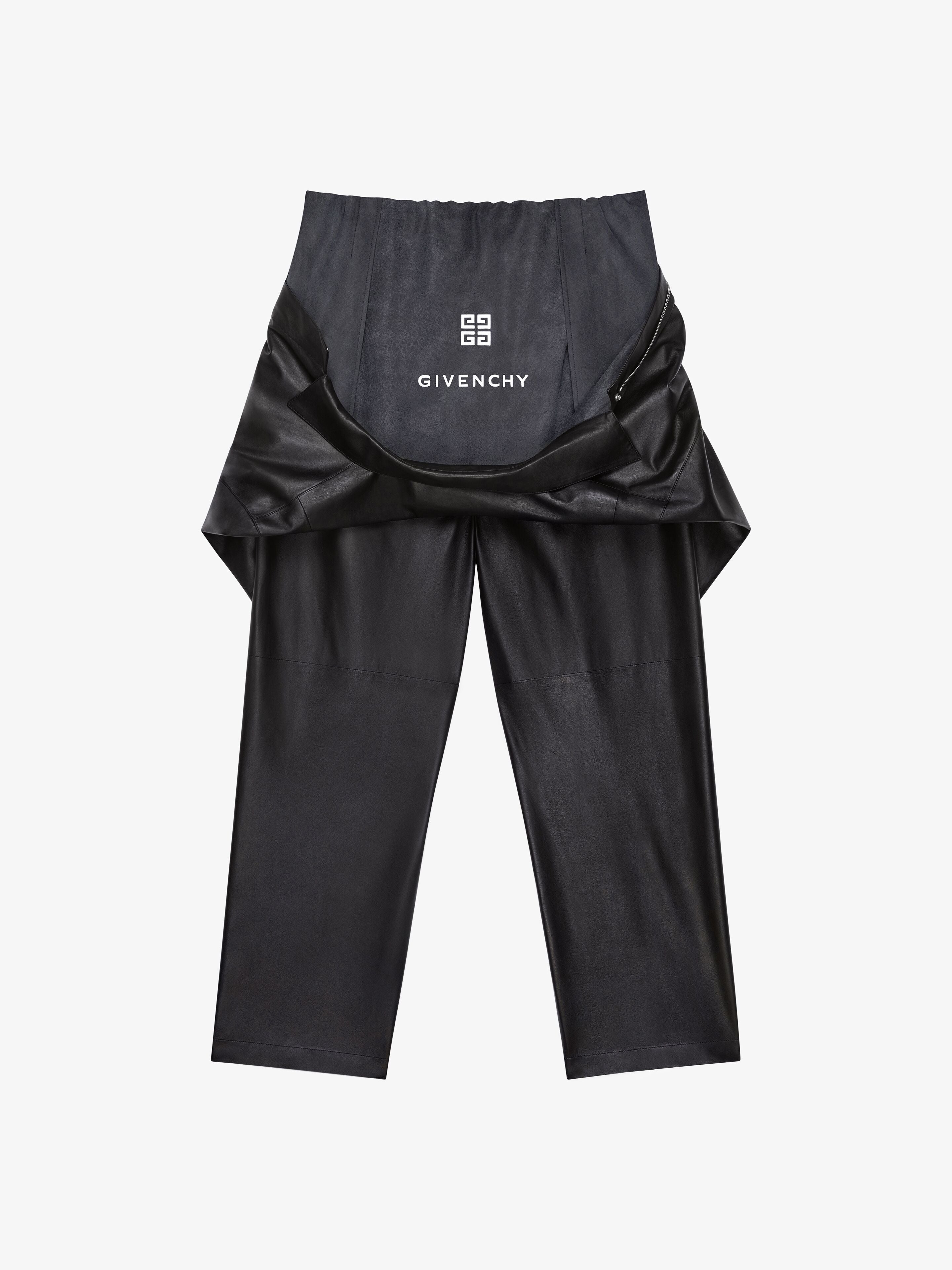 GIVENCHY MEN'S LEATHER OVERSIZE SHORT SLEEVE ALL IN ONE NWT