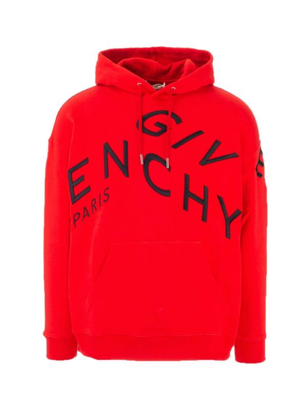 GIVENCHY MEN'S HOODIE GIVENCHY REFRACTED BRANDING NWT