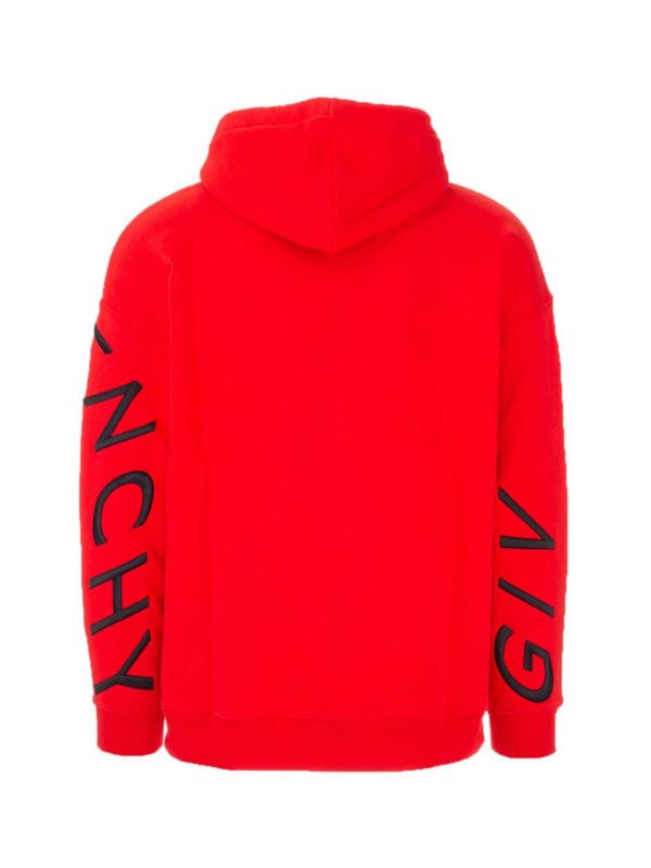 GIVENCHY MEN'S HOODIE GIVENCHY REFRACTED BRANDING NWT