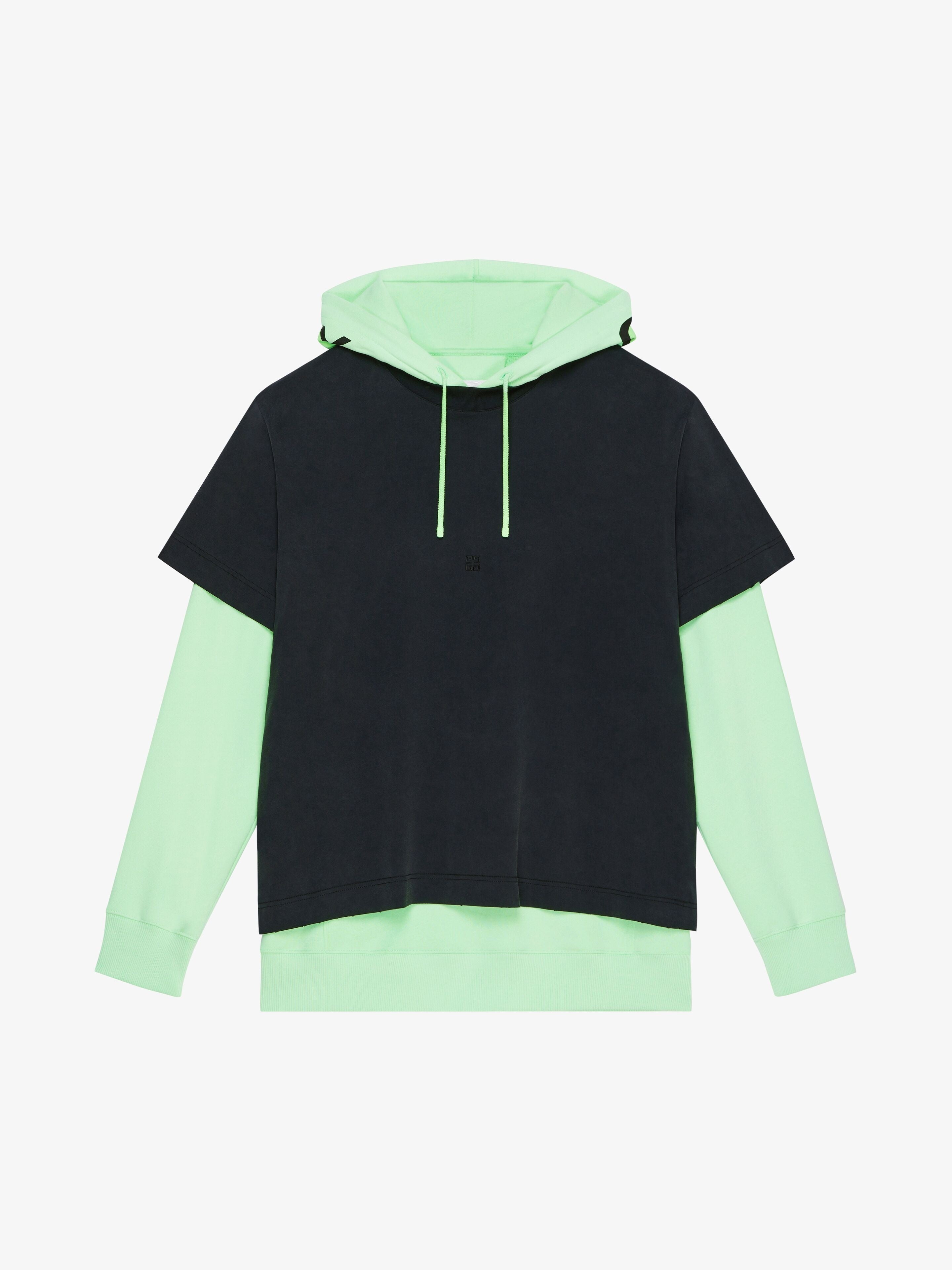 GIVENCHY MEN'S CLASSIC FIT HOODIE W/ OVERSIZE T-SHIRT NWT