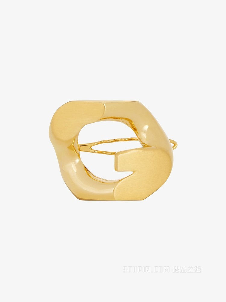 GIVENCHY WOMEN'S G CHAIN LARGE GOLDEN HAIR ACCESSORY NWT