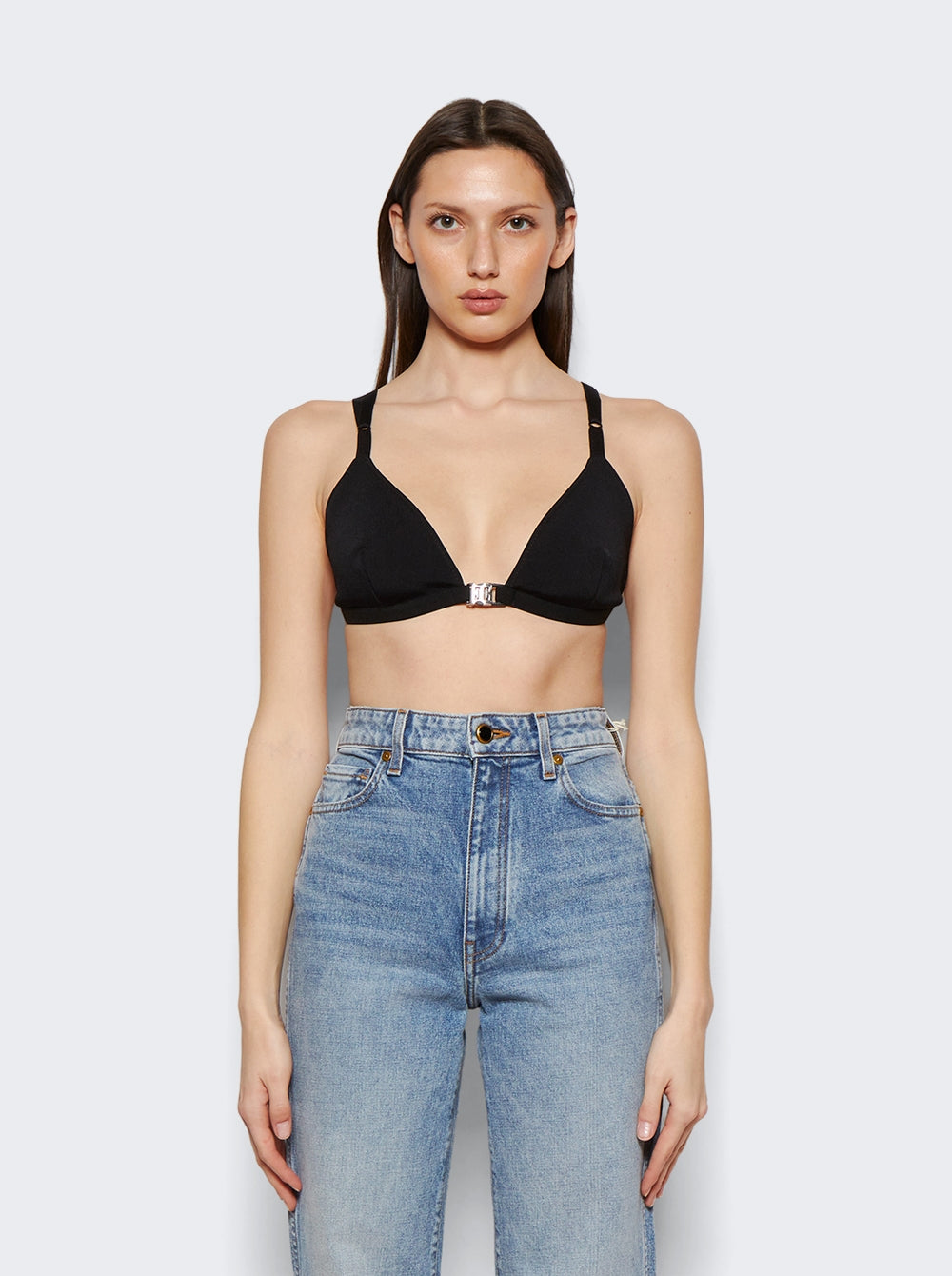 GIVENCHY WOMEN'S ELASTICATED BRA WITH BUCKLE NWT