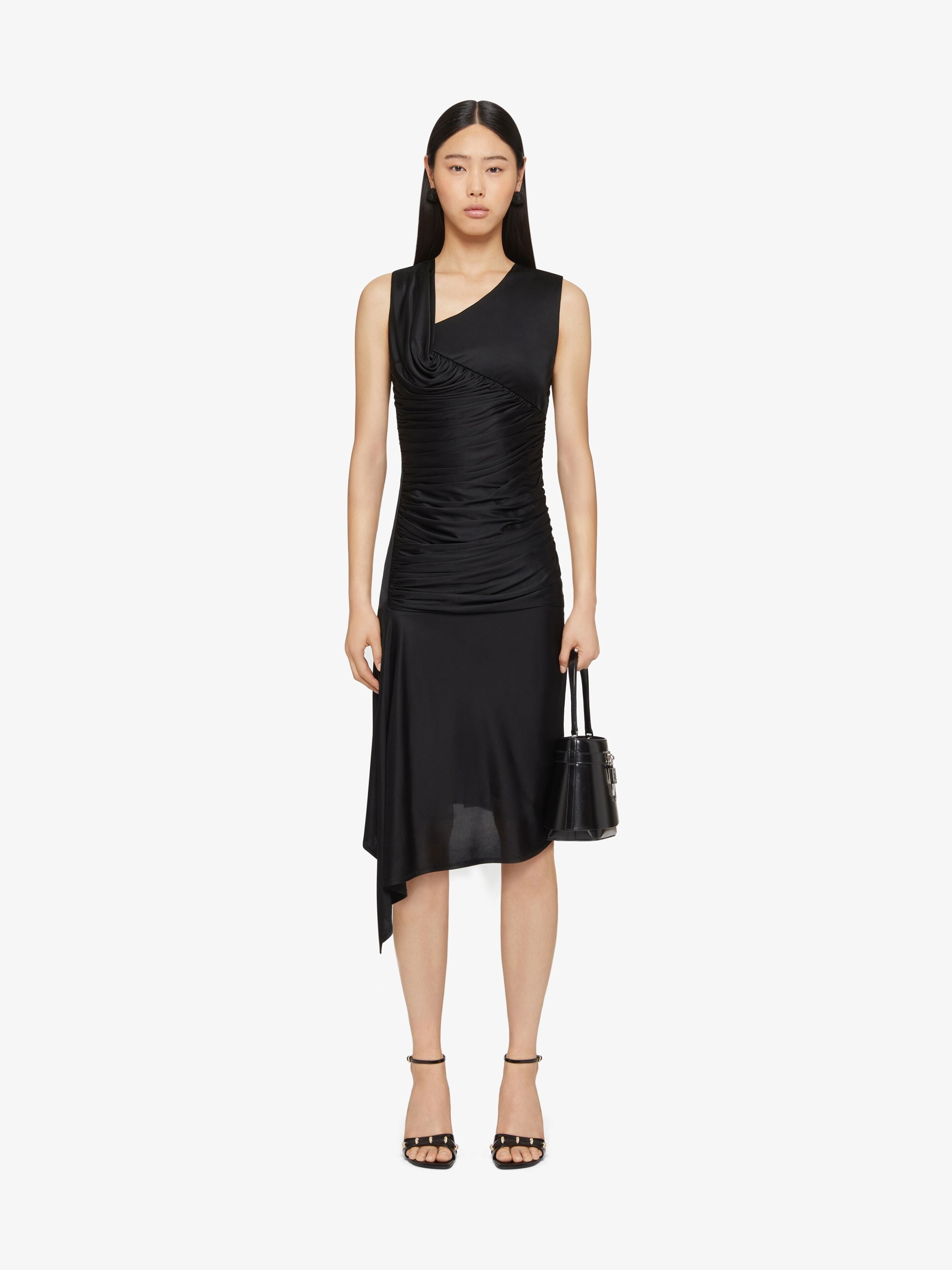 GIVENCHY WOMEN'S DRAPPED MIDI DRESS NWT