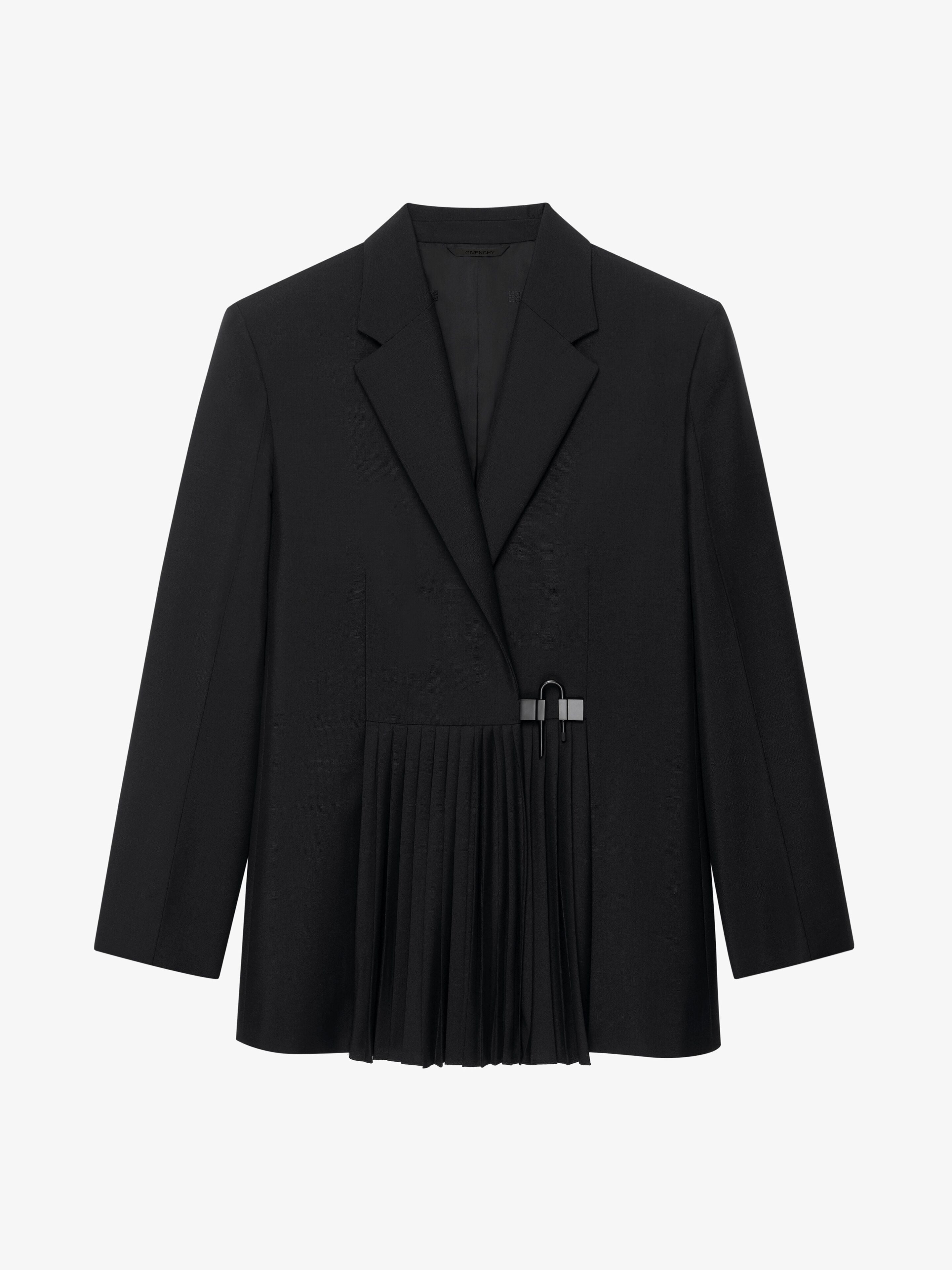 GIVENCHY WOMEN'S U LOCK JACKET WITH PLEATS NWT