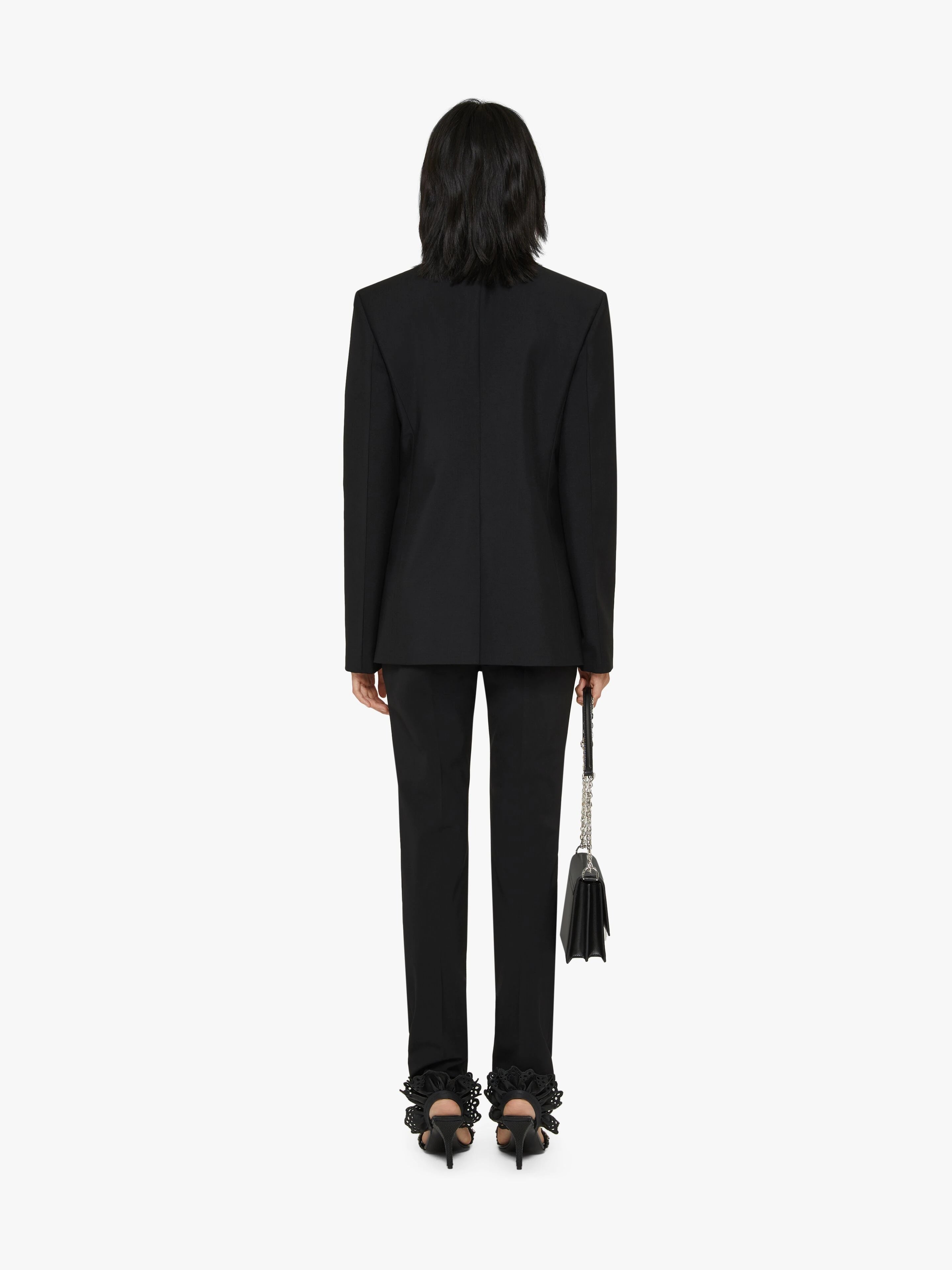 GIVENCHY WOMEN'S U LOCK JACKET WITH PLEATS NWT
