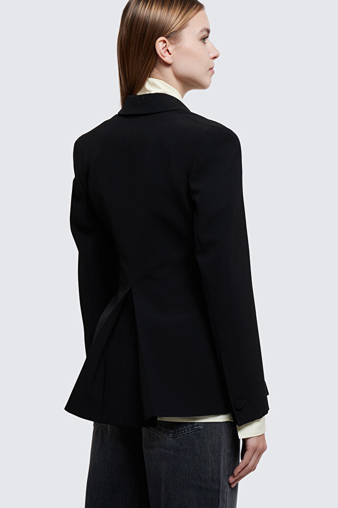 GIVENCHY WOMEN'S BLACK TAILORED BUTTON JACKET