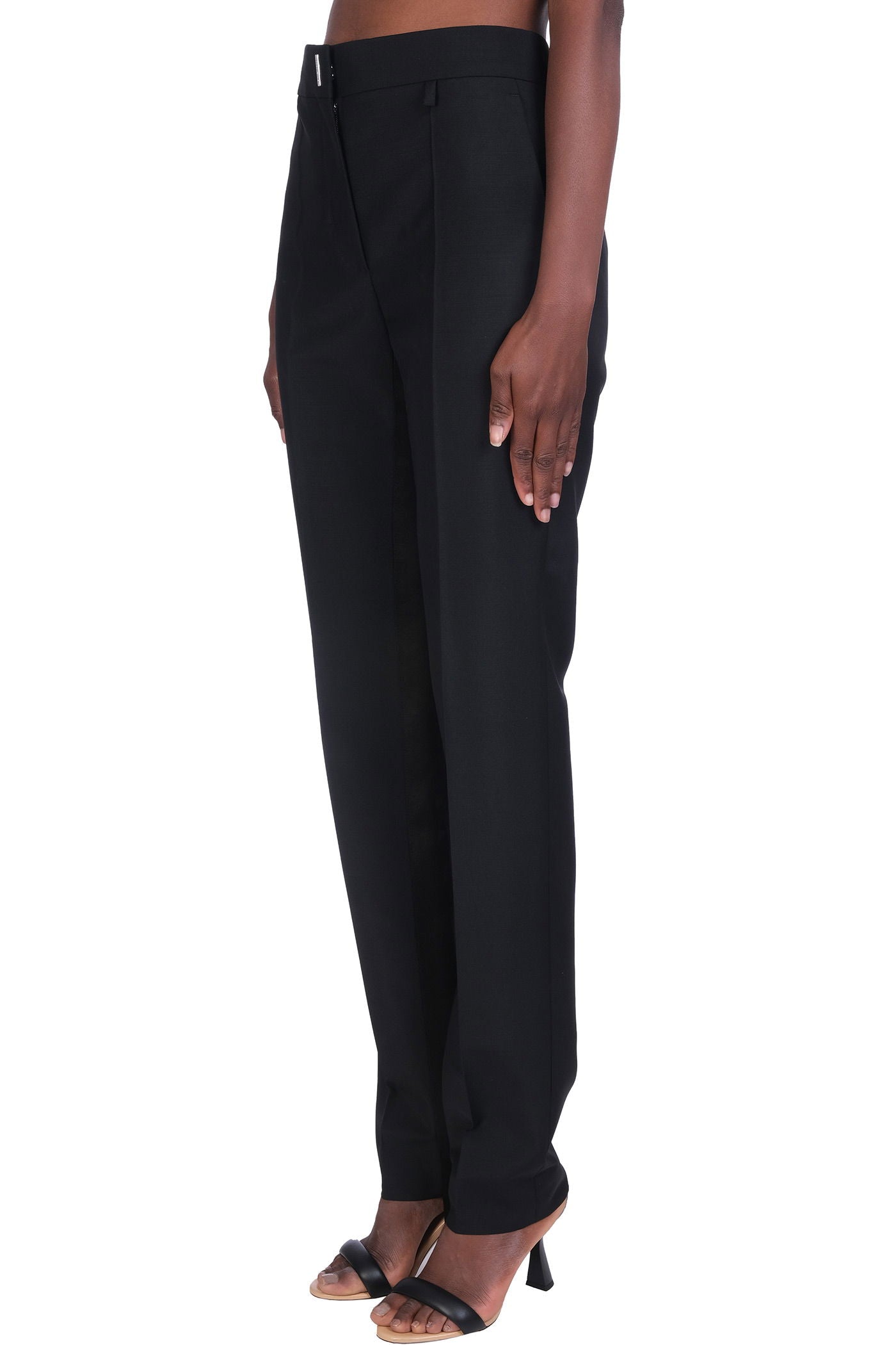 GIVENCHY WOMEN'S CIGARET TROUSERS WITH SATIN INSEAM NWT